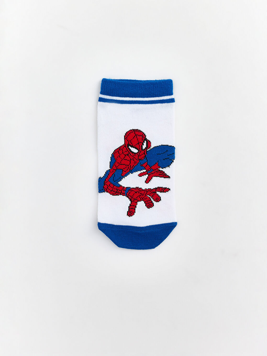 Karışık Spider-Man Baskılı Erkek Çocuk Patik Çorap 5'li-1