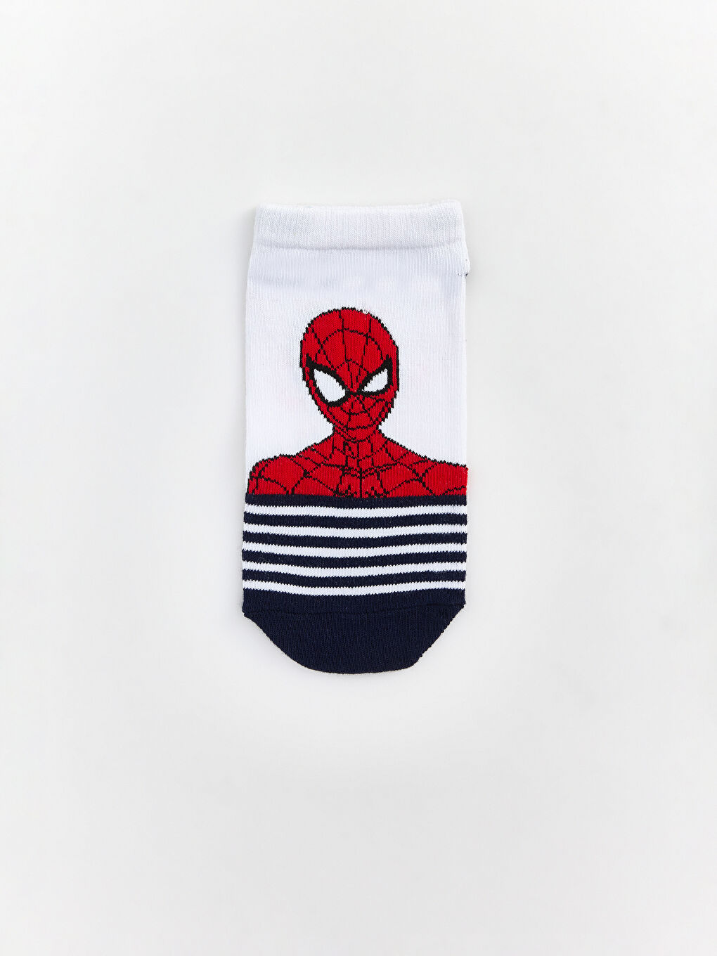 Karışık Spider-Man Baskılı Erkek Çocuk Patik Çorap 5'li-3