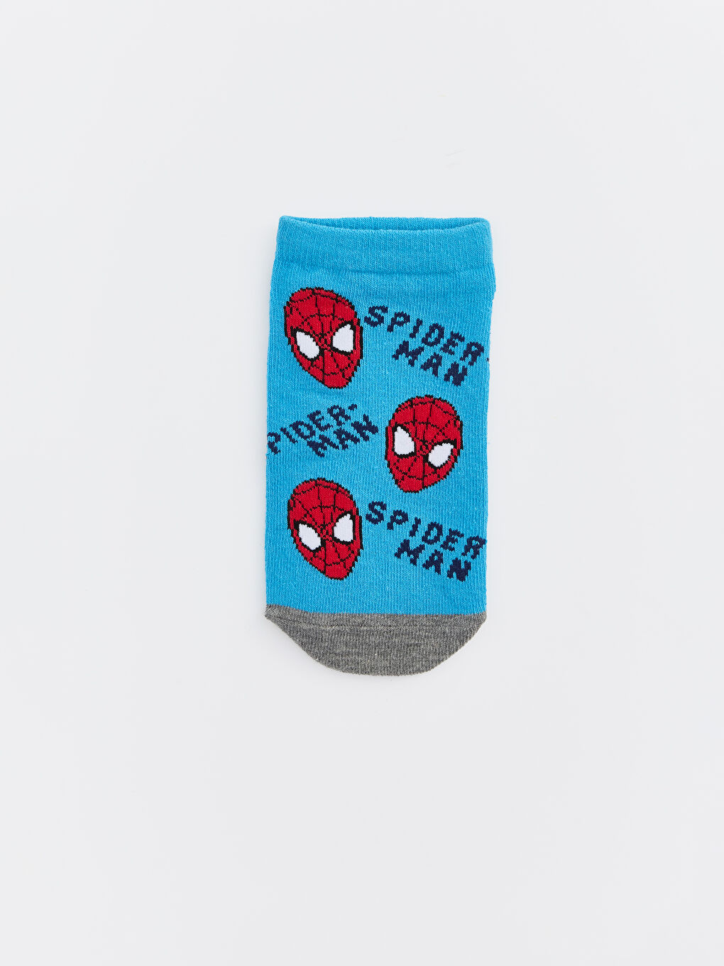 Karışık Spider-Man Baskılı Erkek Çocuk Patik Çorap 5'li-4