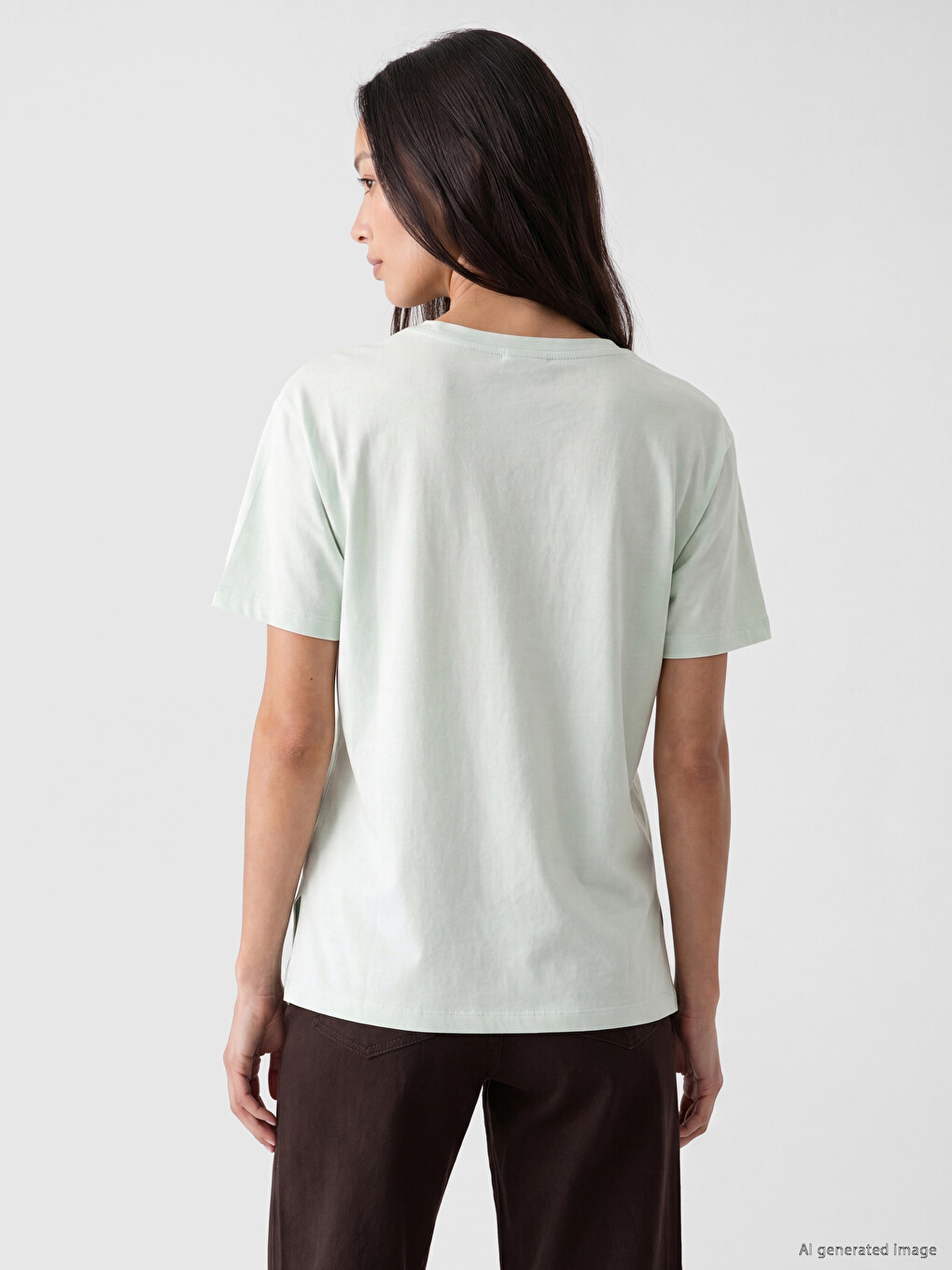 Printed 100% Cotton Women's T-shirt-3