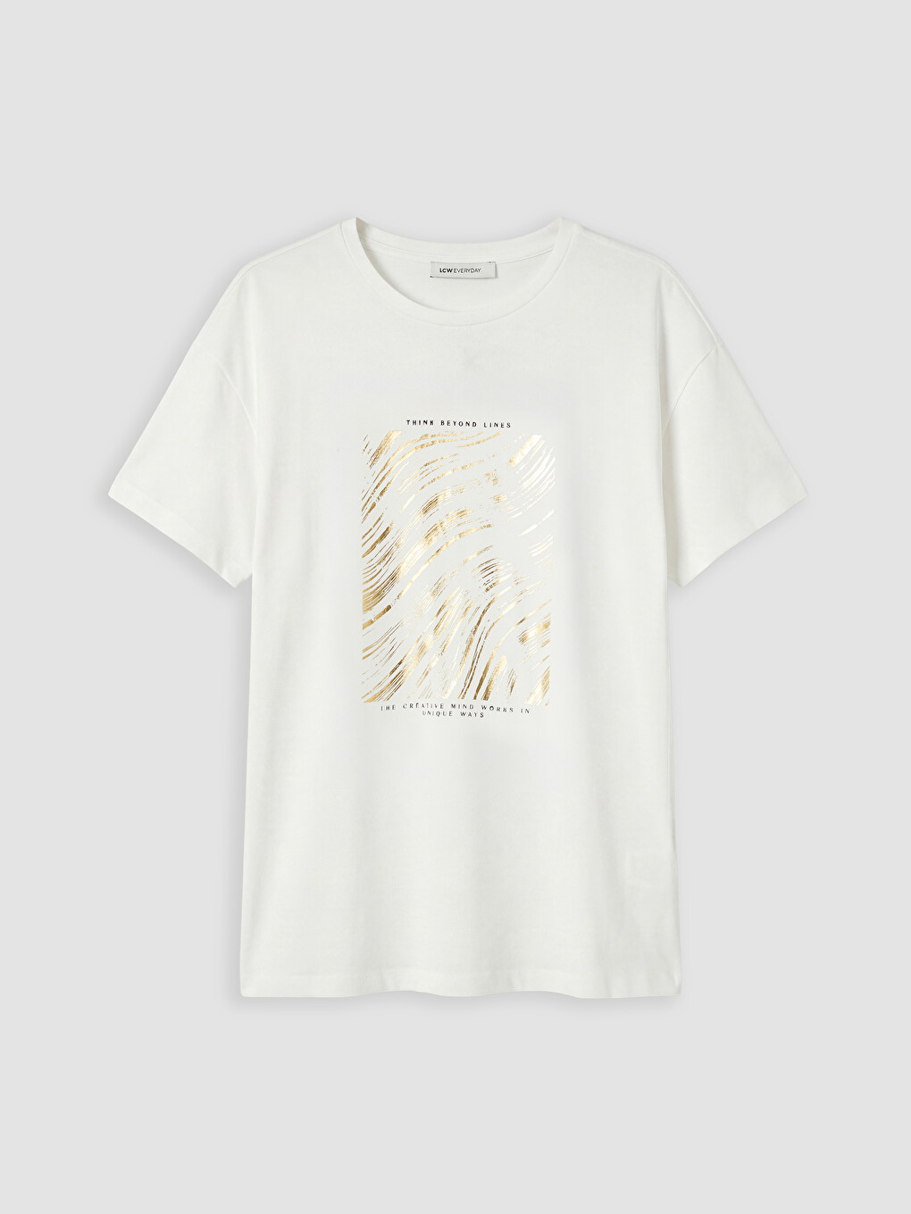 Woman White T-Shirt-4