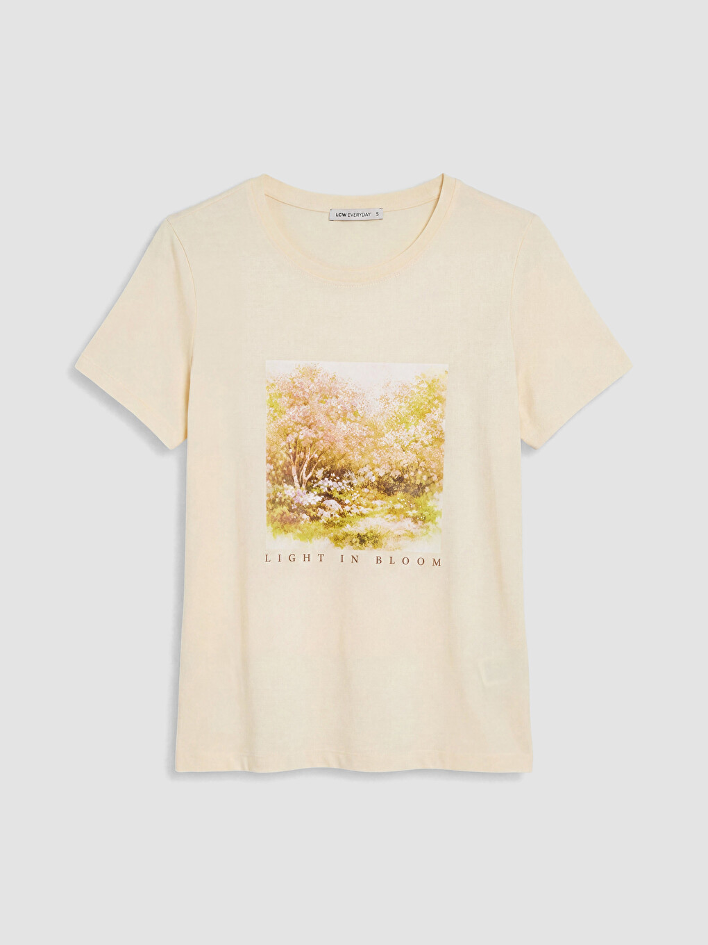 Printed 100% Cotton Women's T-Shirt-4