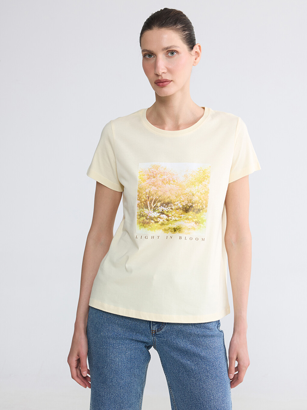 Printed 100% Cotton Women's T-Shirt