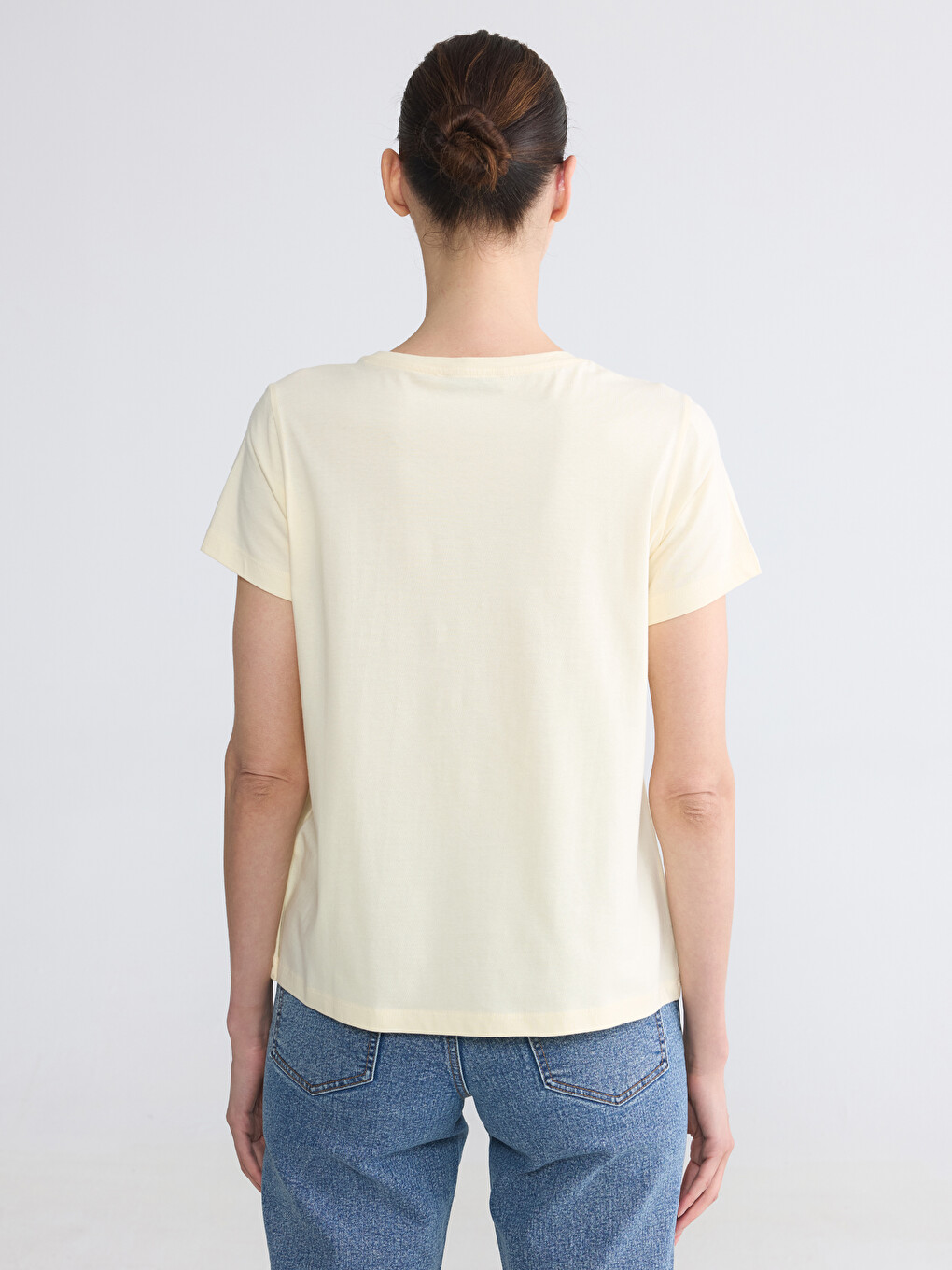 Printed 100% Cotton Women's T-Shirt-3