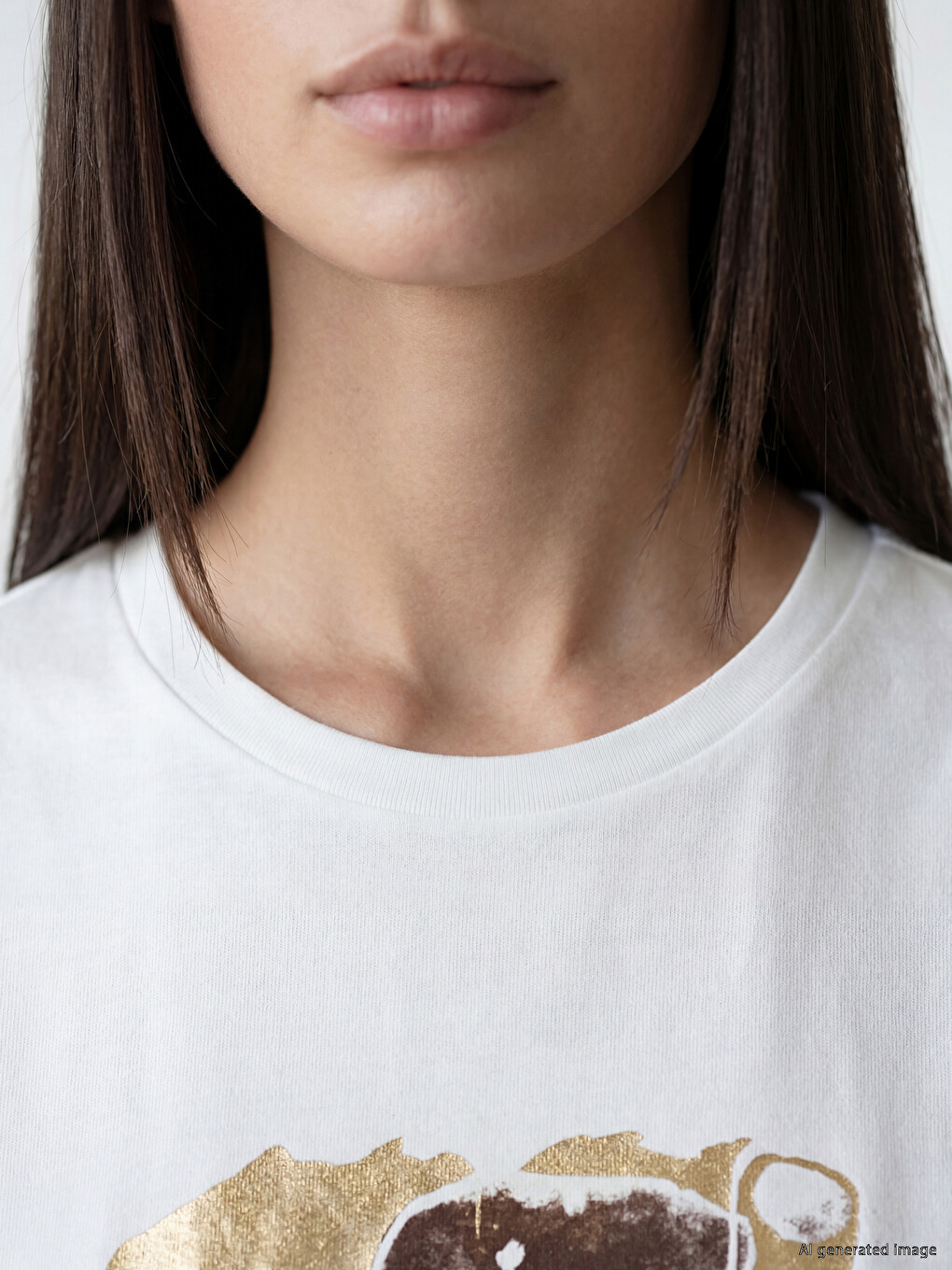 Woman White T-Shirt-2