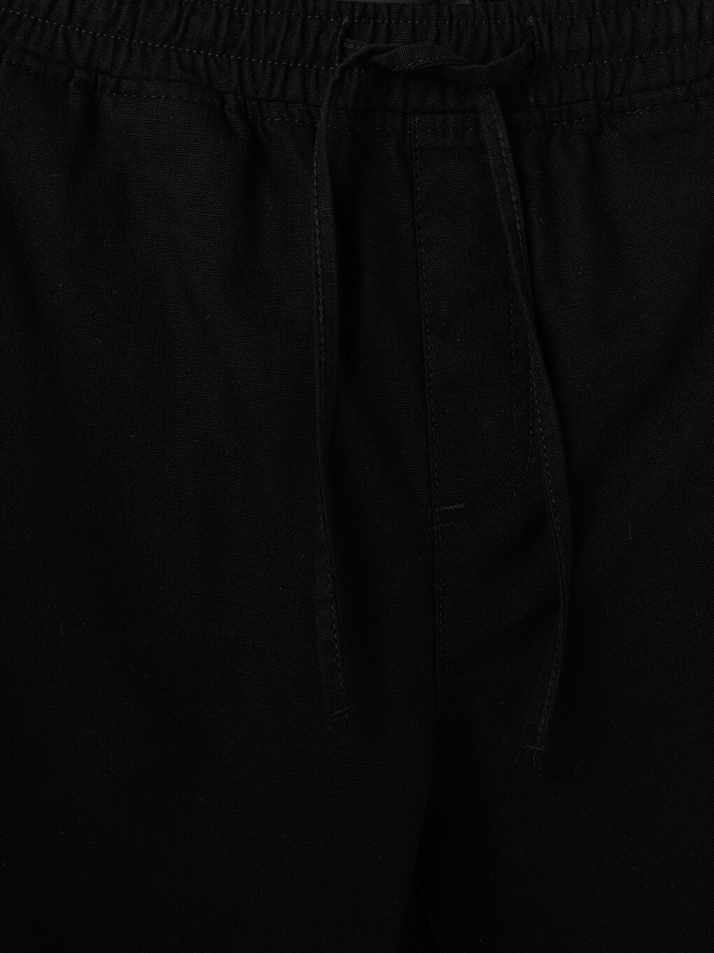 Siyah Relax Fit Erkek Pantolon-1