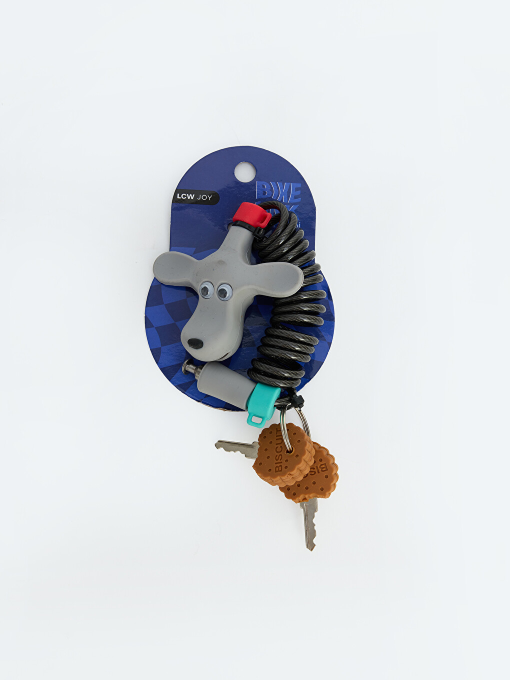 Animal Figured Spiral Cabled Bicycle Lock-1