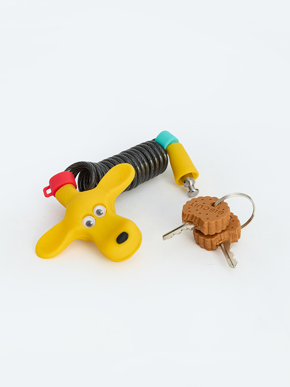 Animal Figured Spiral Cabled Bicycle Lock-3