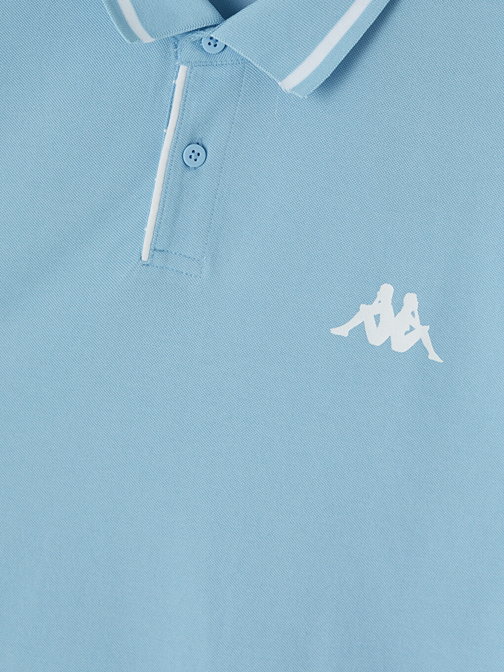Mavi Polo Yaka Pike Unisex Tişört-7