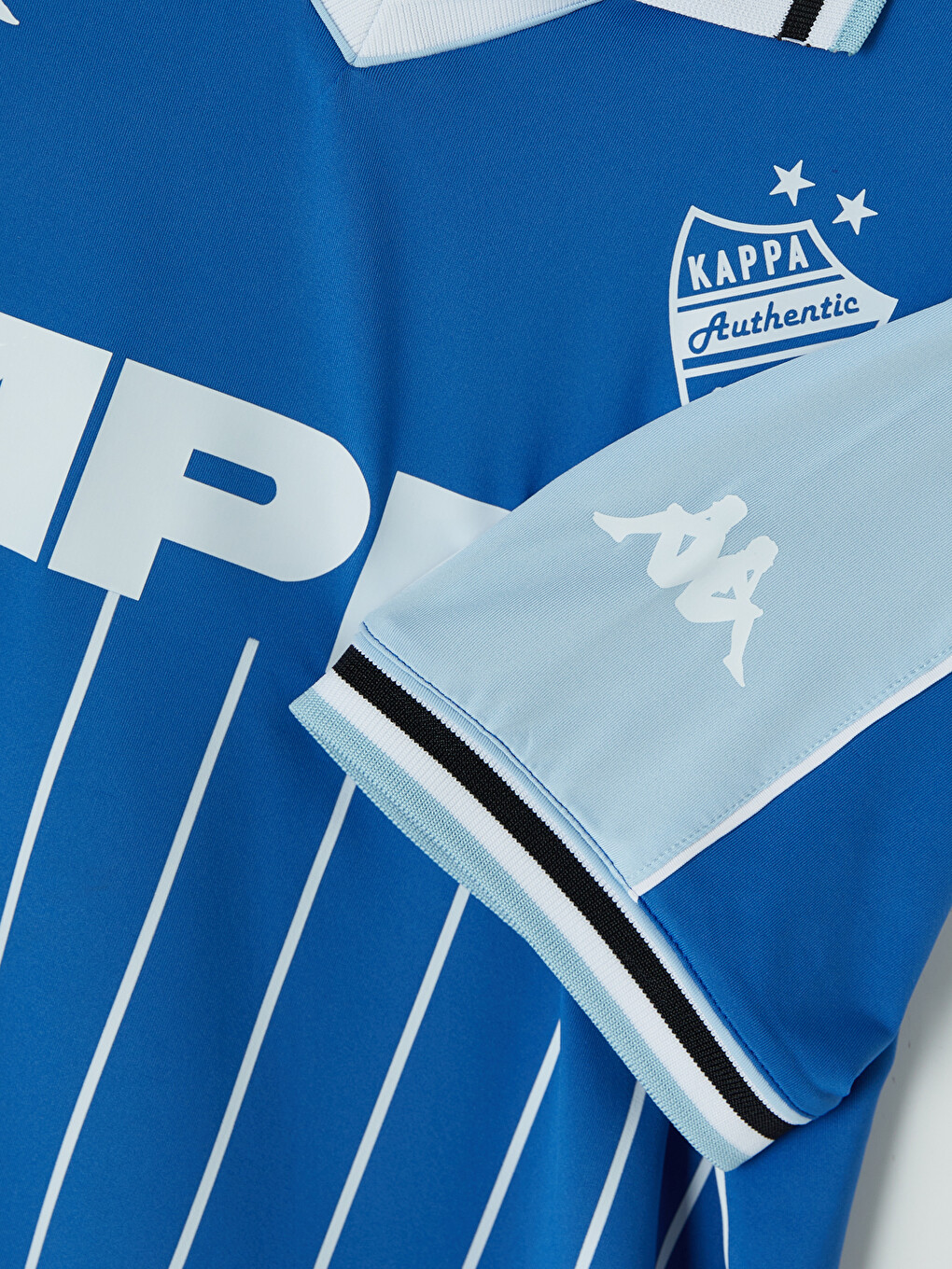 Mavi Polo Yaka Baskılı Unisex Spor Tişört-7