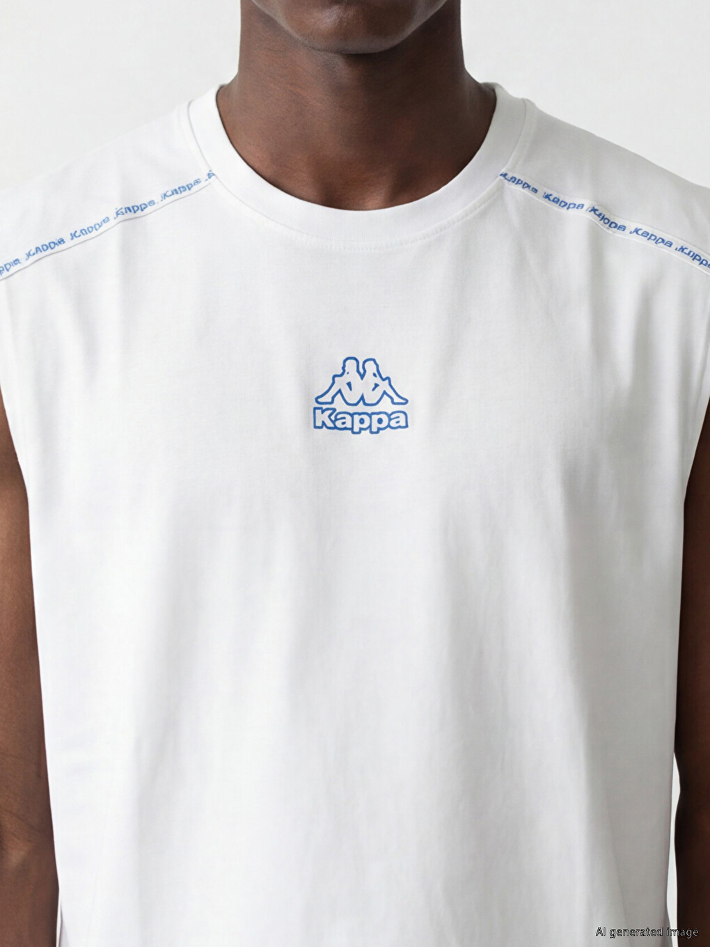 Crew Neck Printed Men's Sleeveless T-Shirt-2
