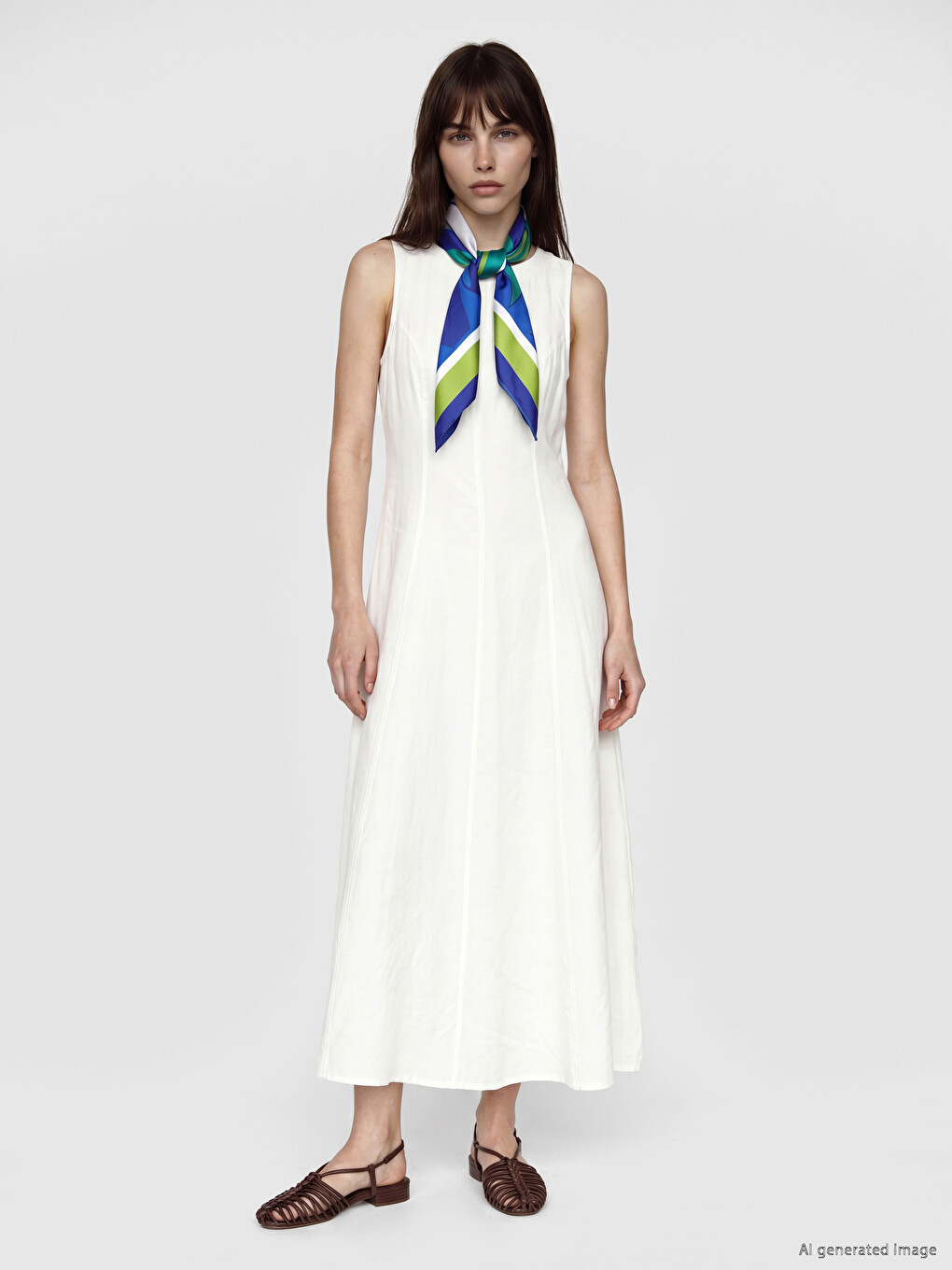 Fitted Waist Modal Blend Dress-1