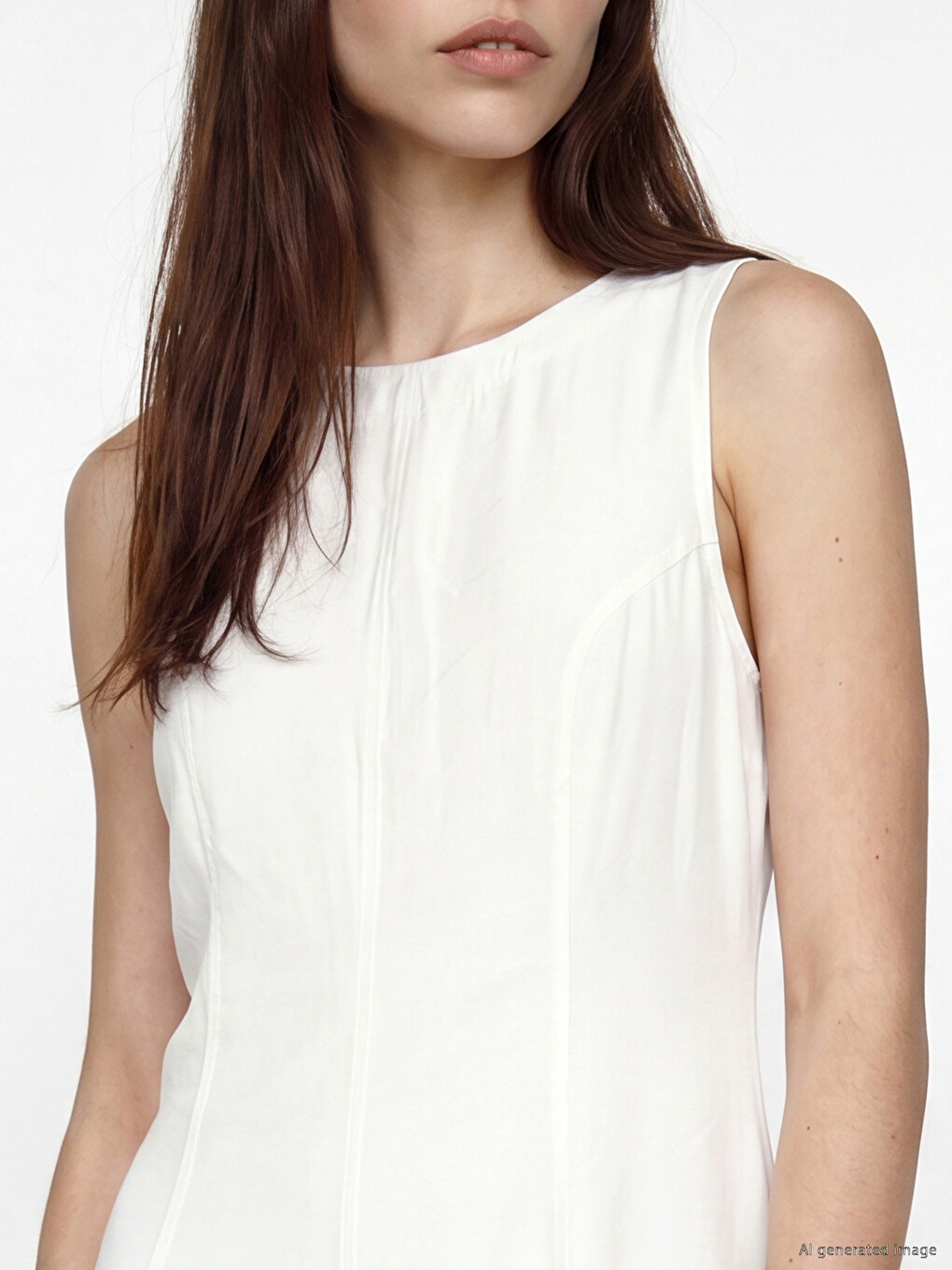 Fitted Waist Modal Blend Dress-2