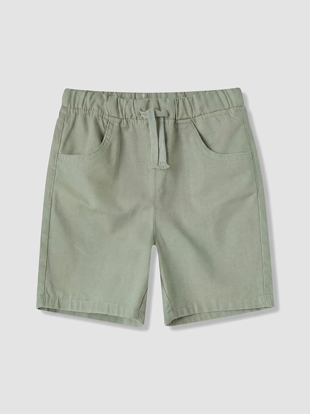 Shorts en popeline à taille élastiquée pour garçons
