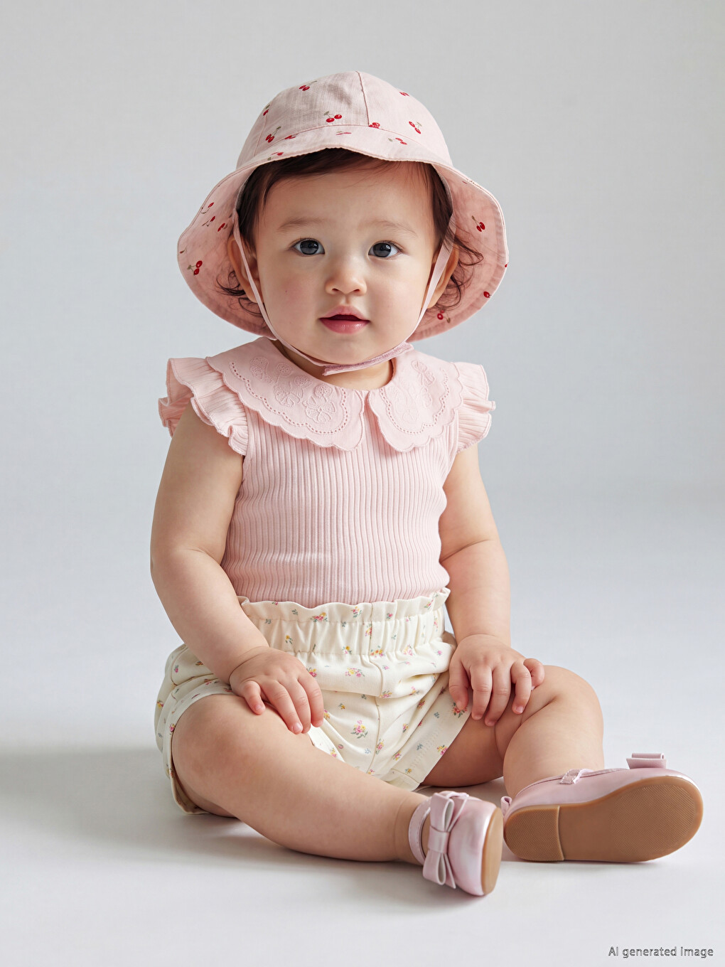 Floral Baby Girls' Gabardine Shorts