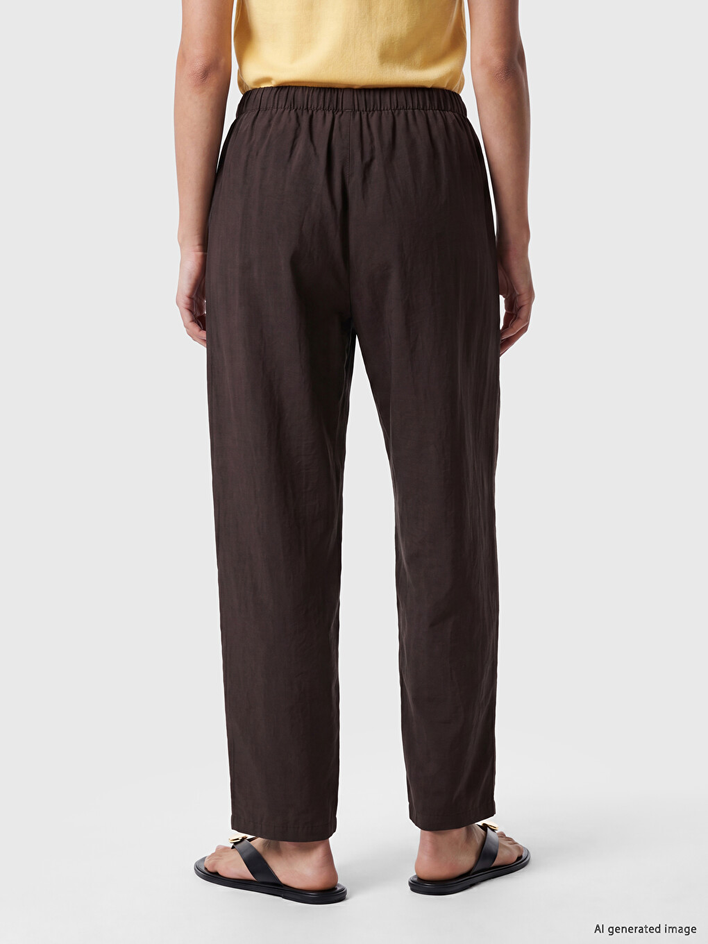 Elastični Struk Modalna Mešavina Ženske Pantalone-3