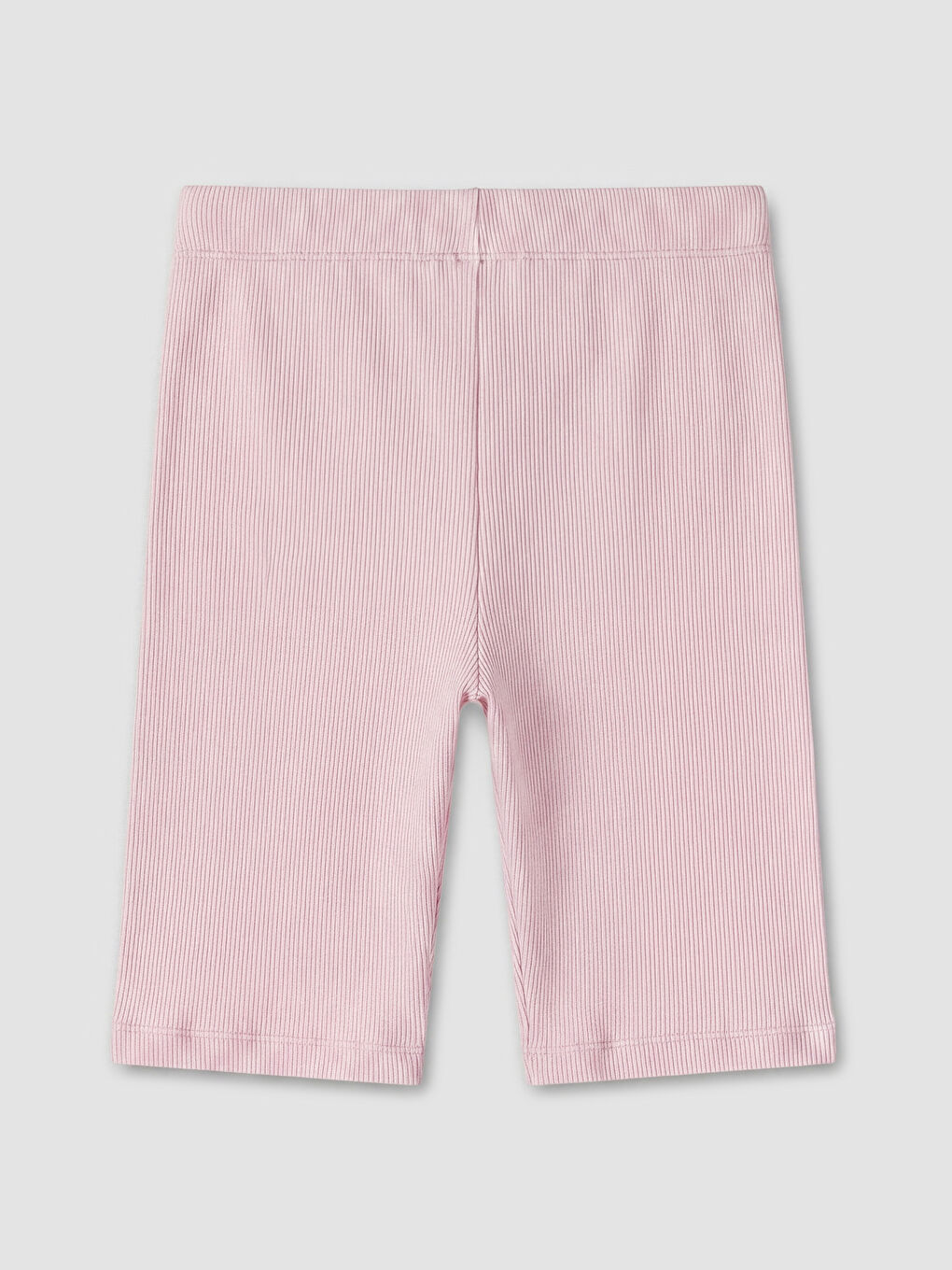 Pembe Beli Lastikli Kız Çocuk Tayt 2'li-3