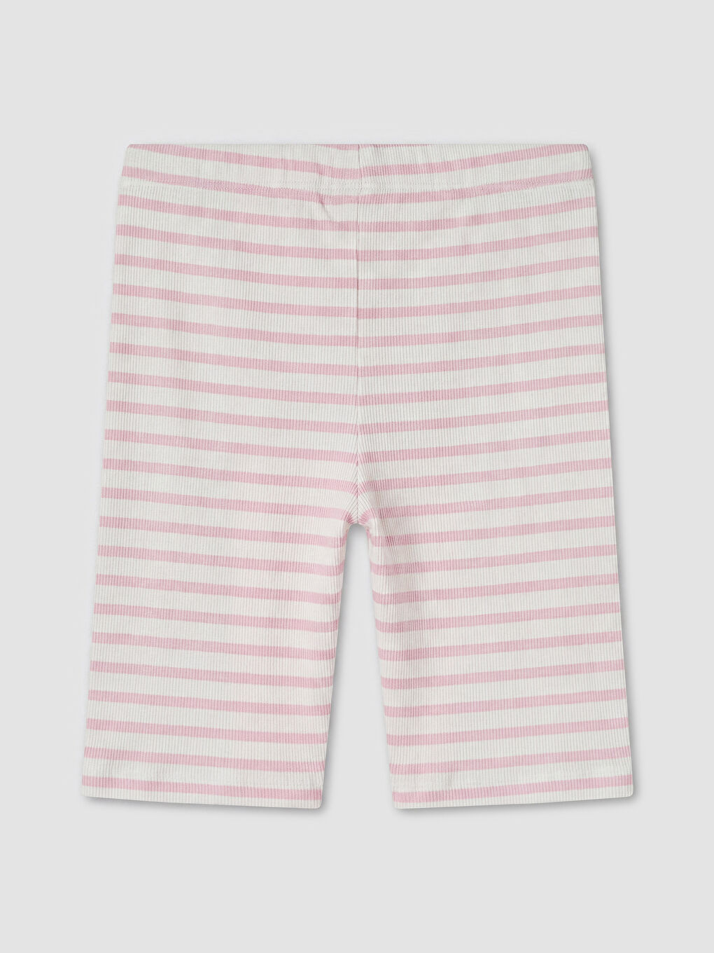 Pembe Beli Lastikli Kız Çocuk Tayt 2'li-4