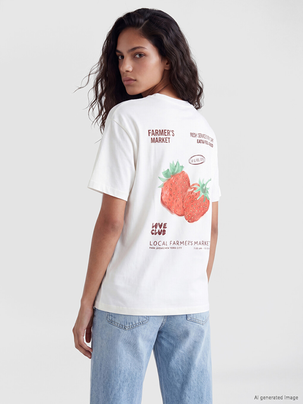 Printed 100% Cotton Women's T-Shirt