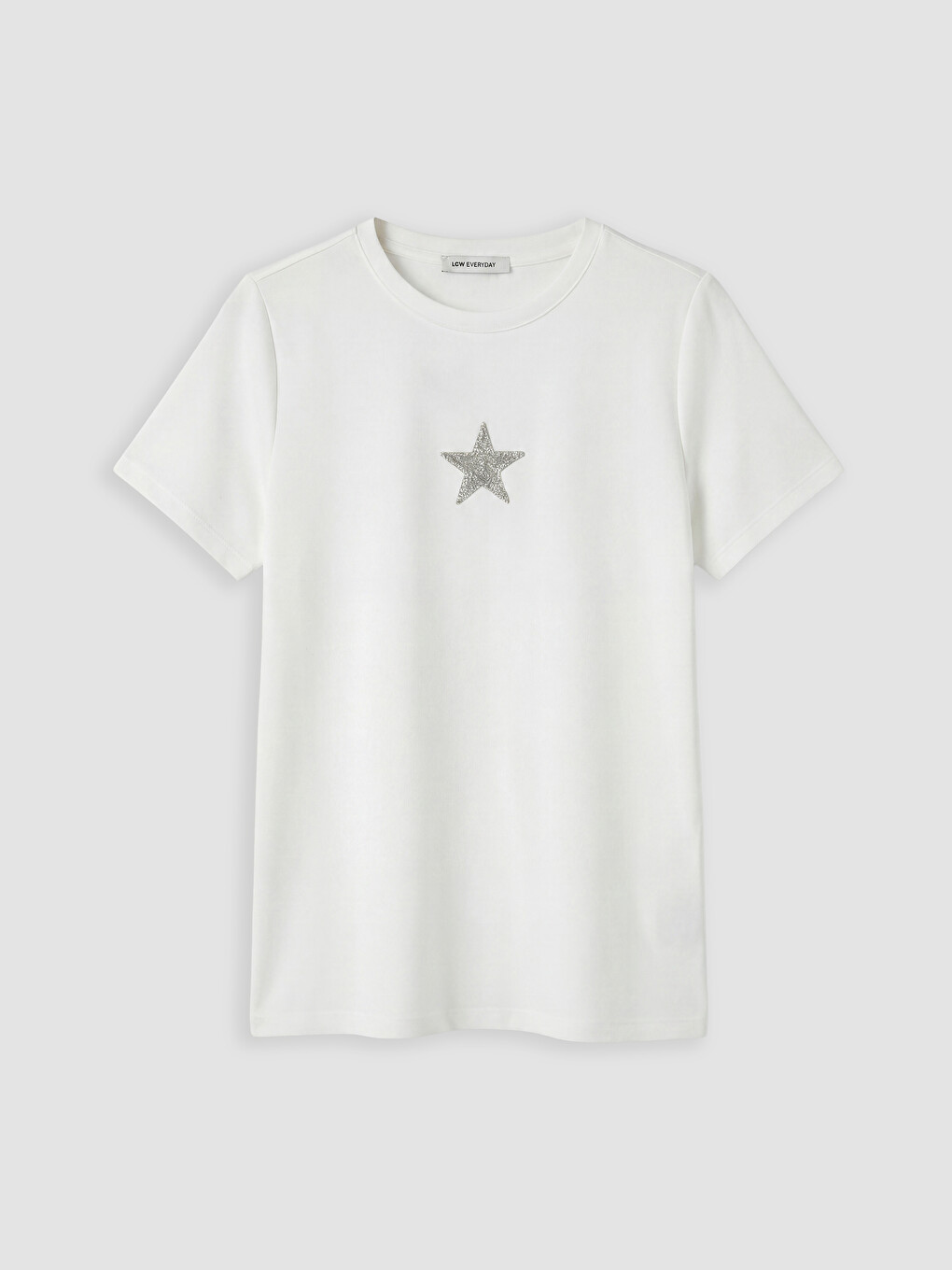 Bluza sa okruglim izrezom sa zvezdastim printom