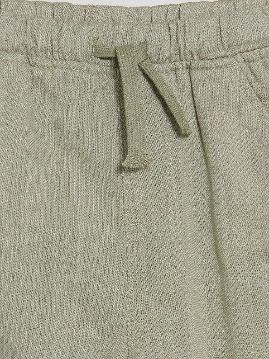 Shorts en gabardine à taille élastique pour garçon-2
