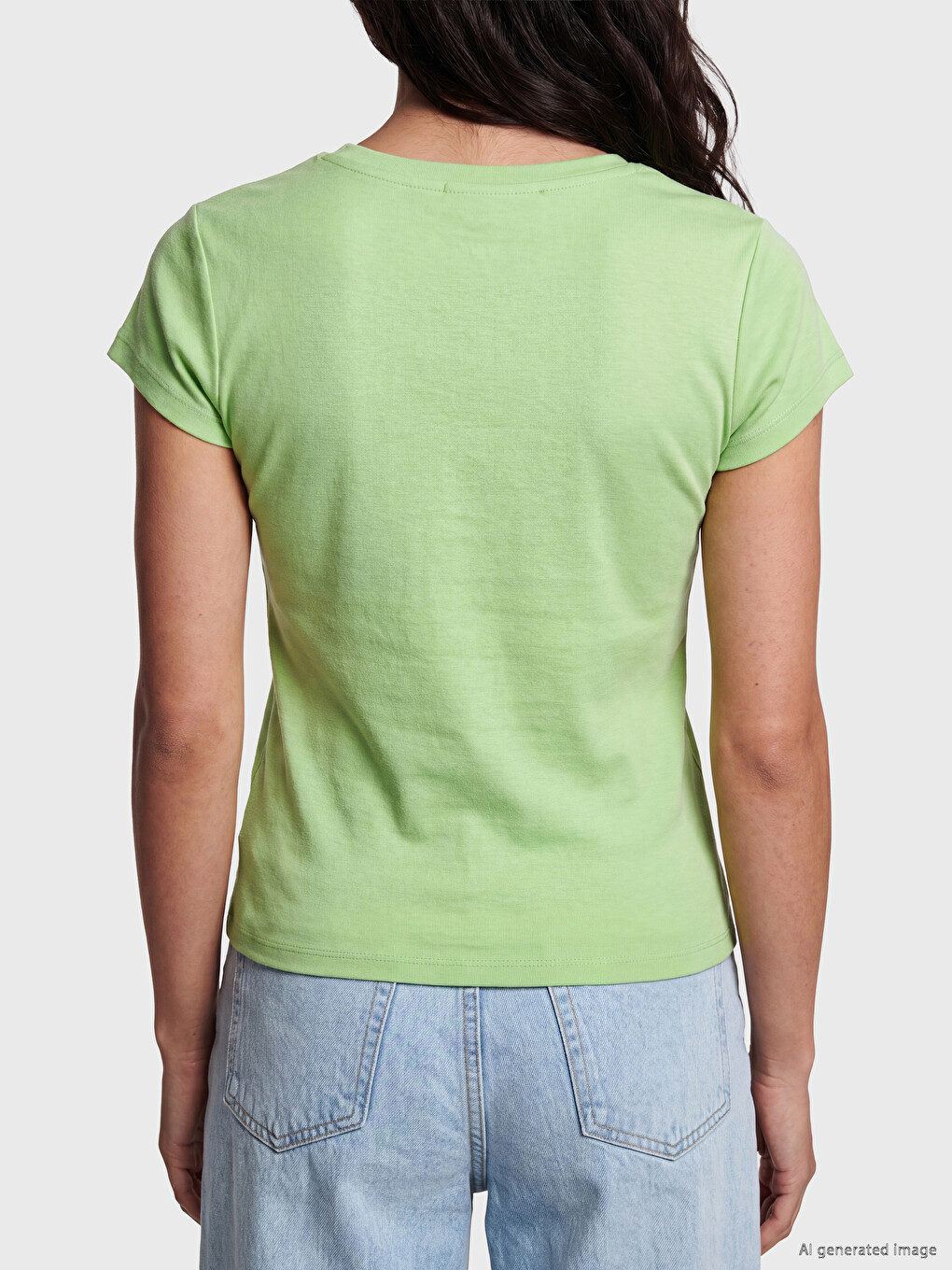 Printed 100% Cotton Women's T-shirt-3