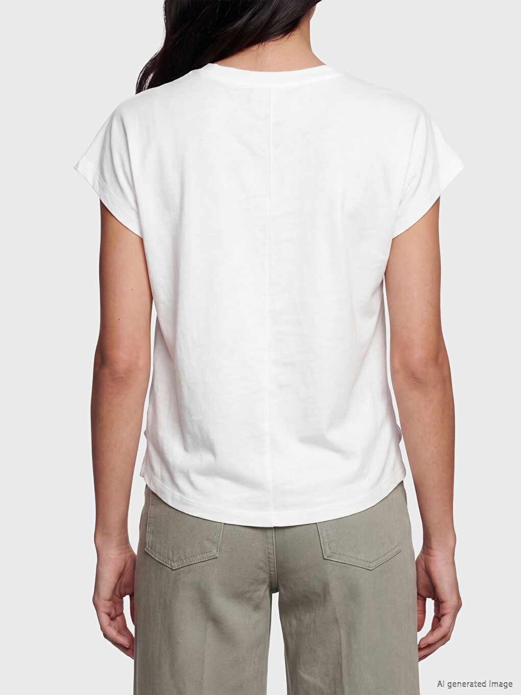 %100 Cotton Women's T-shirt-3