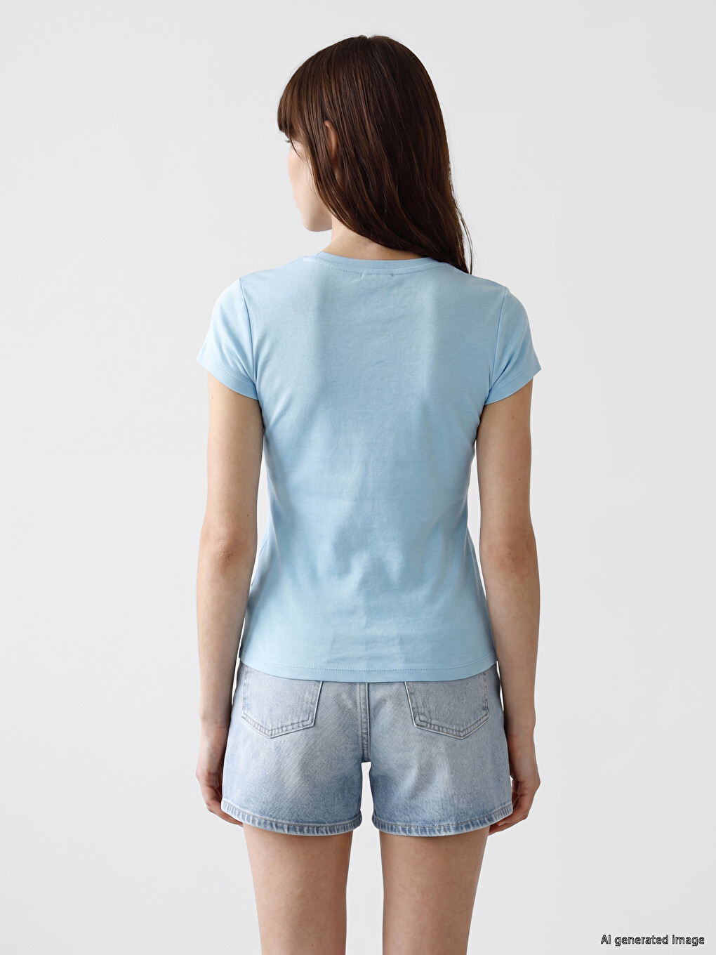 Printed Text 100% Cotton Women's T-shirt-3