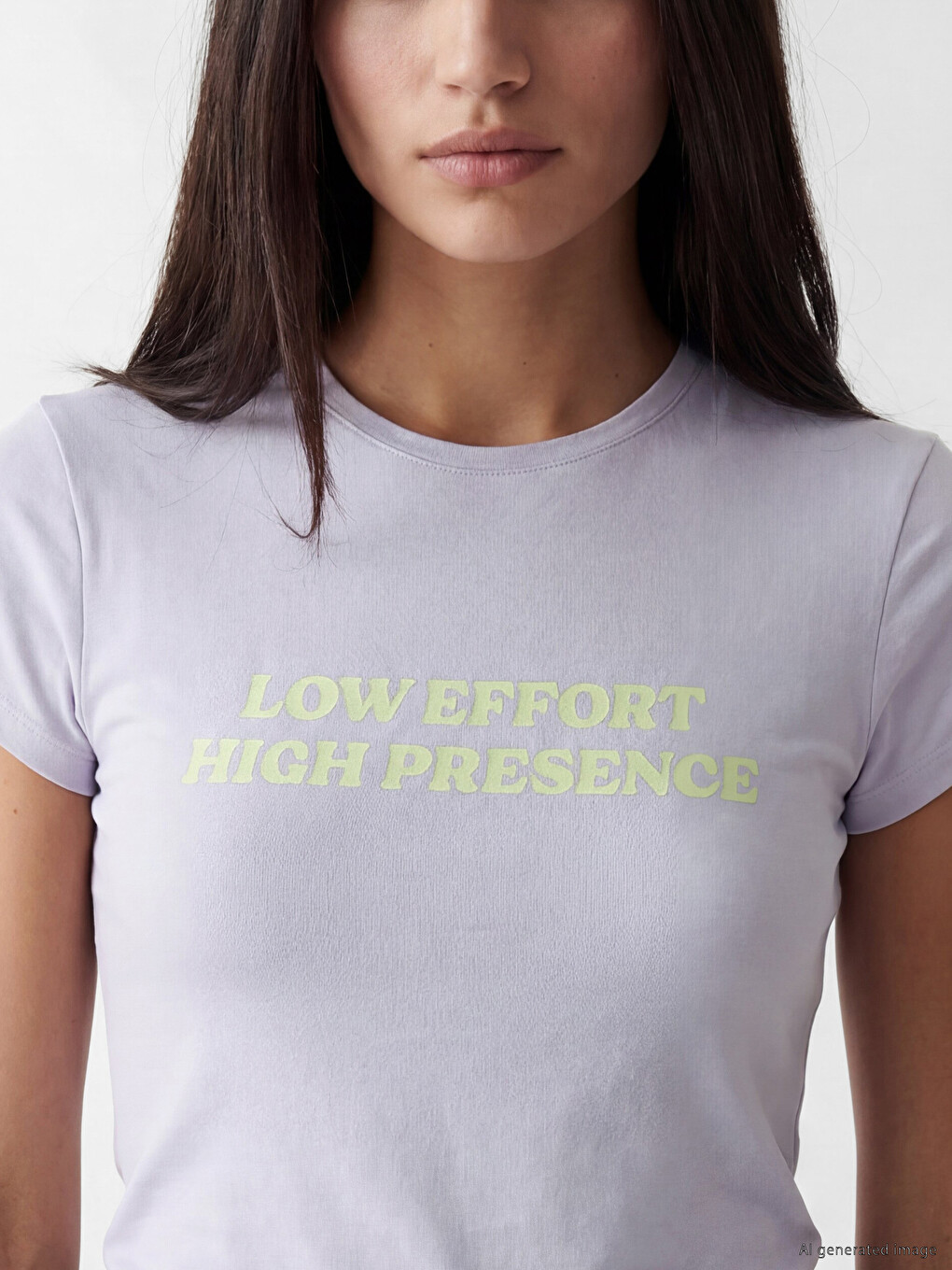 Crew Neck Printed Women's T-Shirt-2