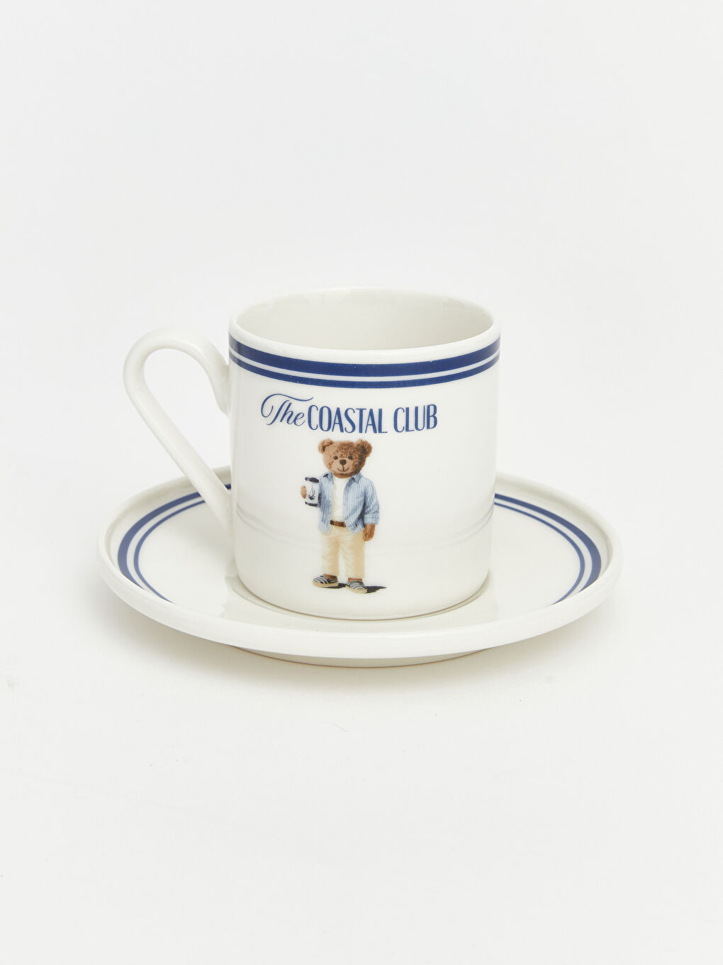 Karışık Ayı Teddy Baskılı Kahve Fincan Takımı-3