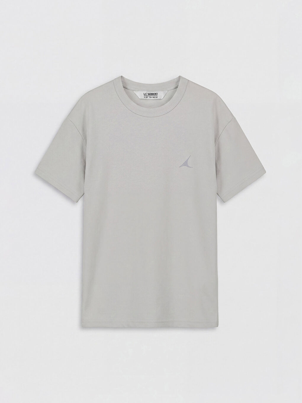 Gri Baskılı Erkek Çocuk Soft Touch Tişört