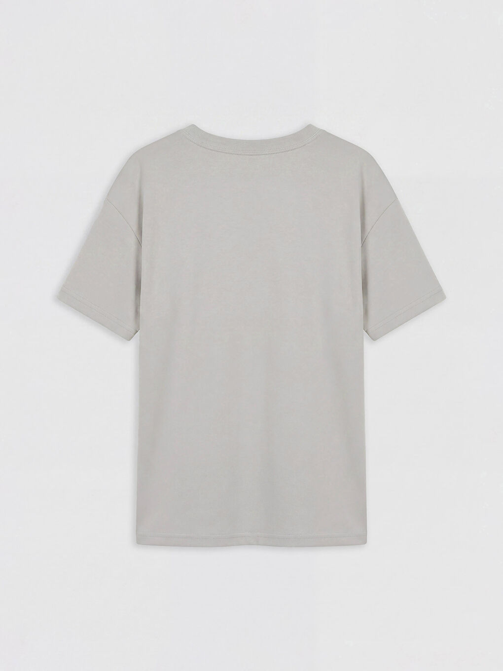 Gri Baskılı Erkek Çocuk Soft Touch Tişört-1