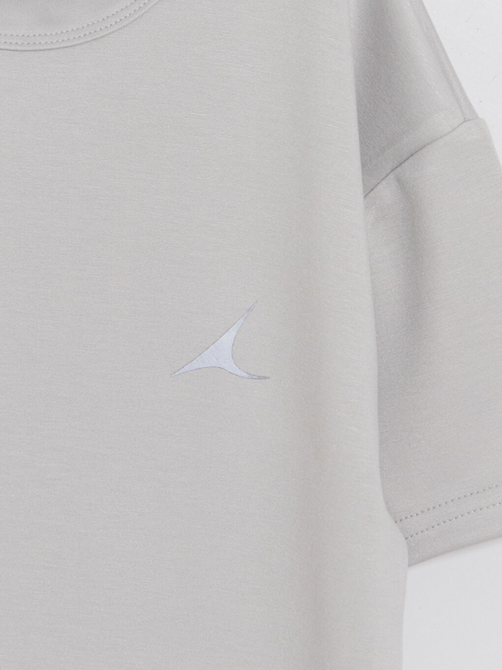 Gri Baskılı Erkek Çocuk Soft Touch Tişört-2