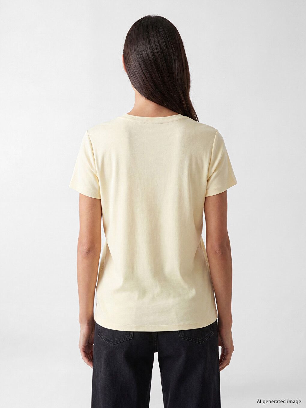 T-shirt me jakë të rrumbullakët i qëndisur Paris për gra-3