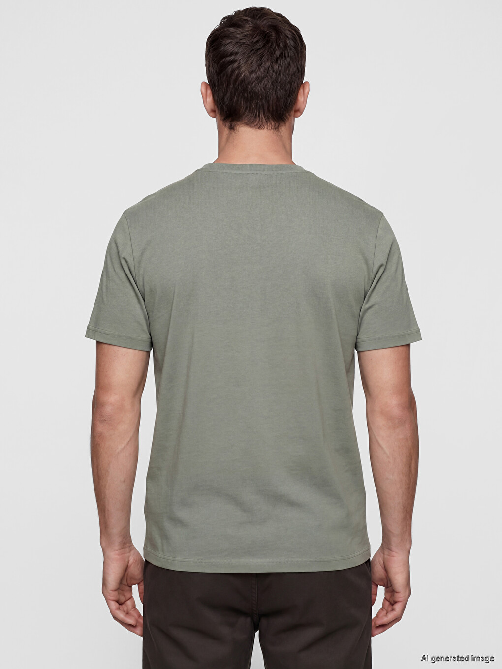 Crew Neck Printed Men's T-Shirt-3