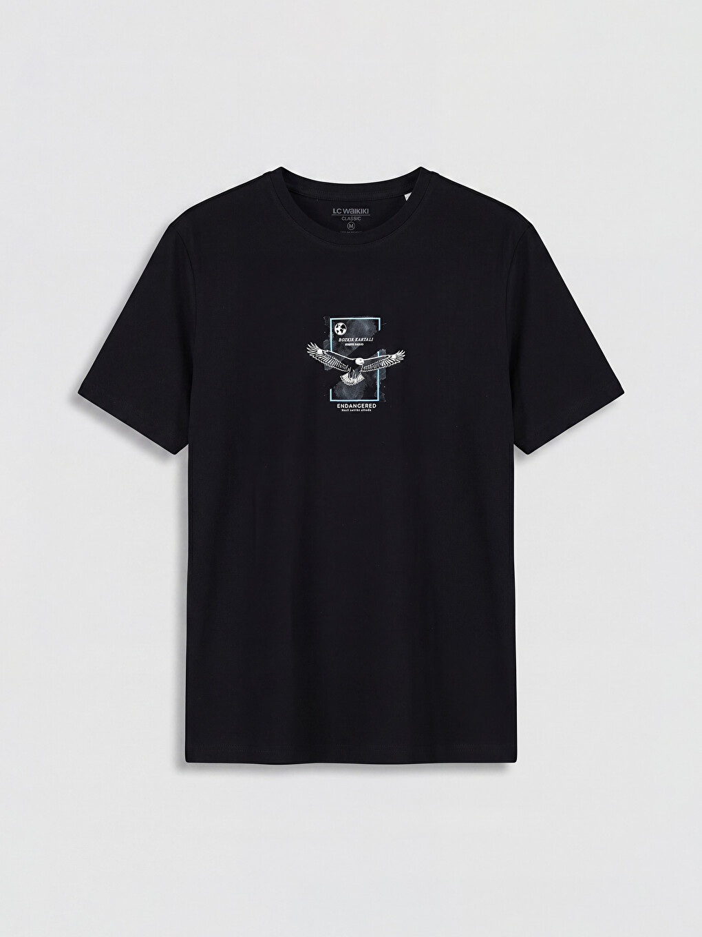 Crew Neck Printed Men's T-Shirt-4