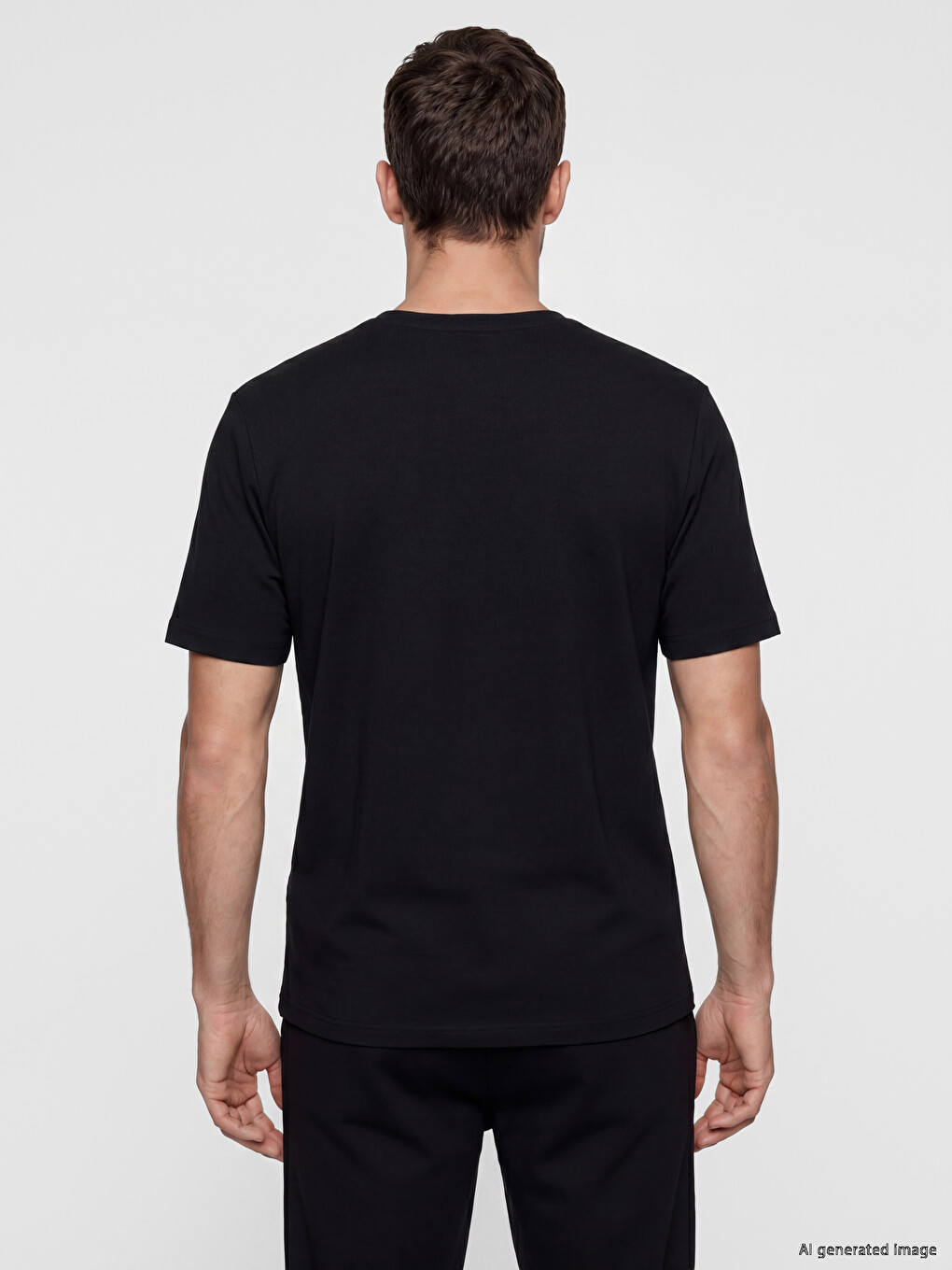 Crew Neck Printed Men's T-Shirt-3