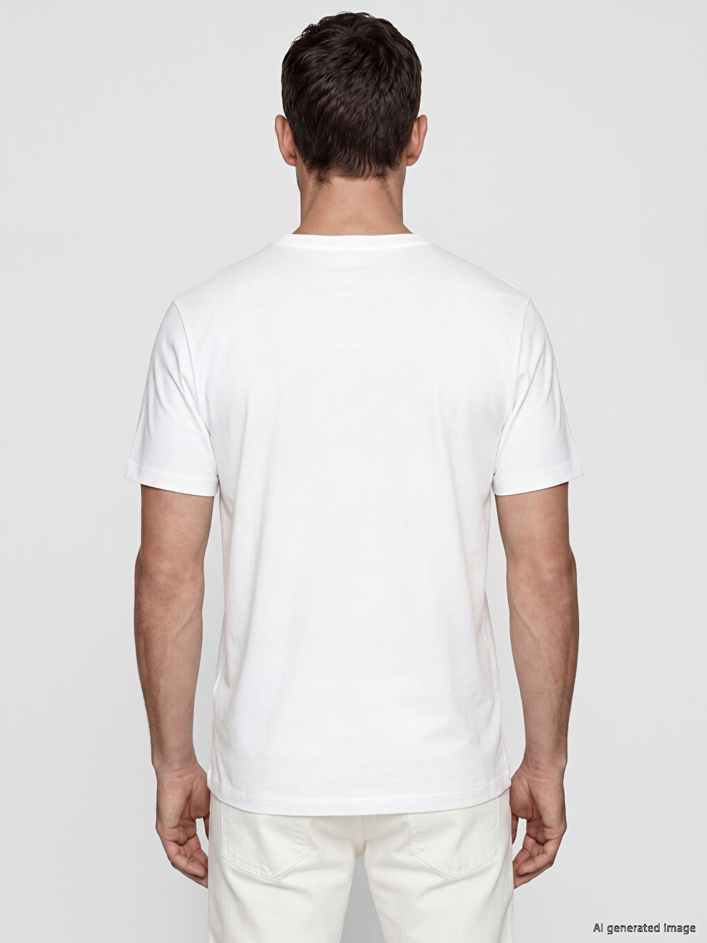 Crew Neck Printed Men's T-Shirt-3