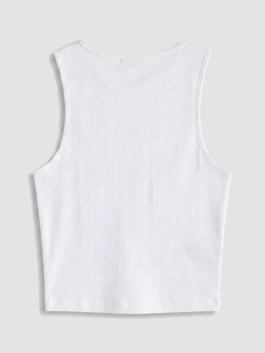 Beyaz Bisiklet Yaka Kaşkorse Kadın Crop-2