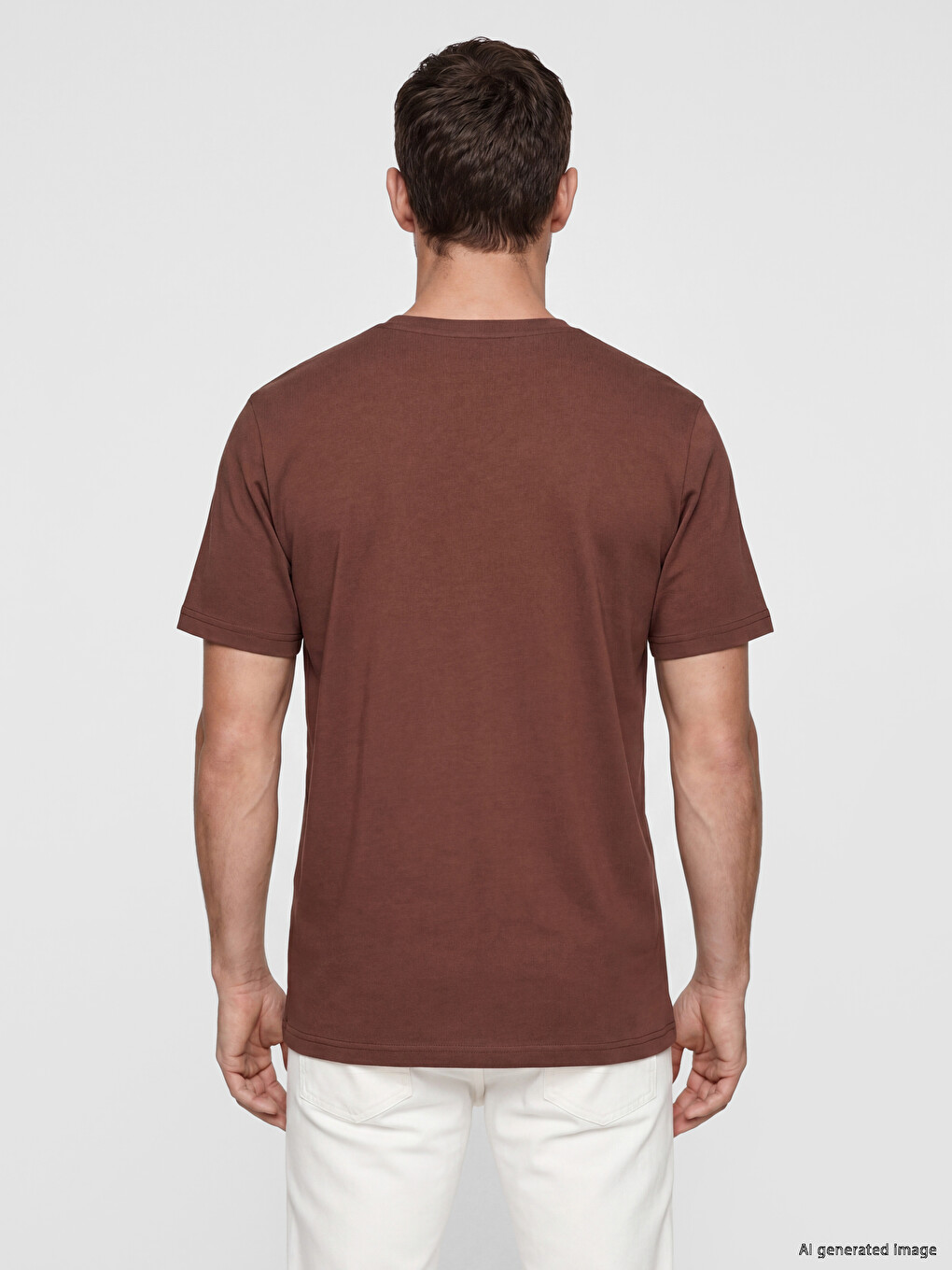 Crew Neck Printed Men's T-Shirt-3