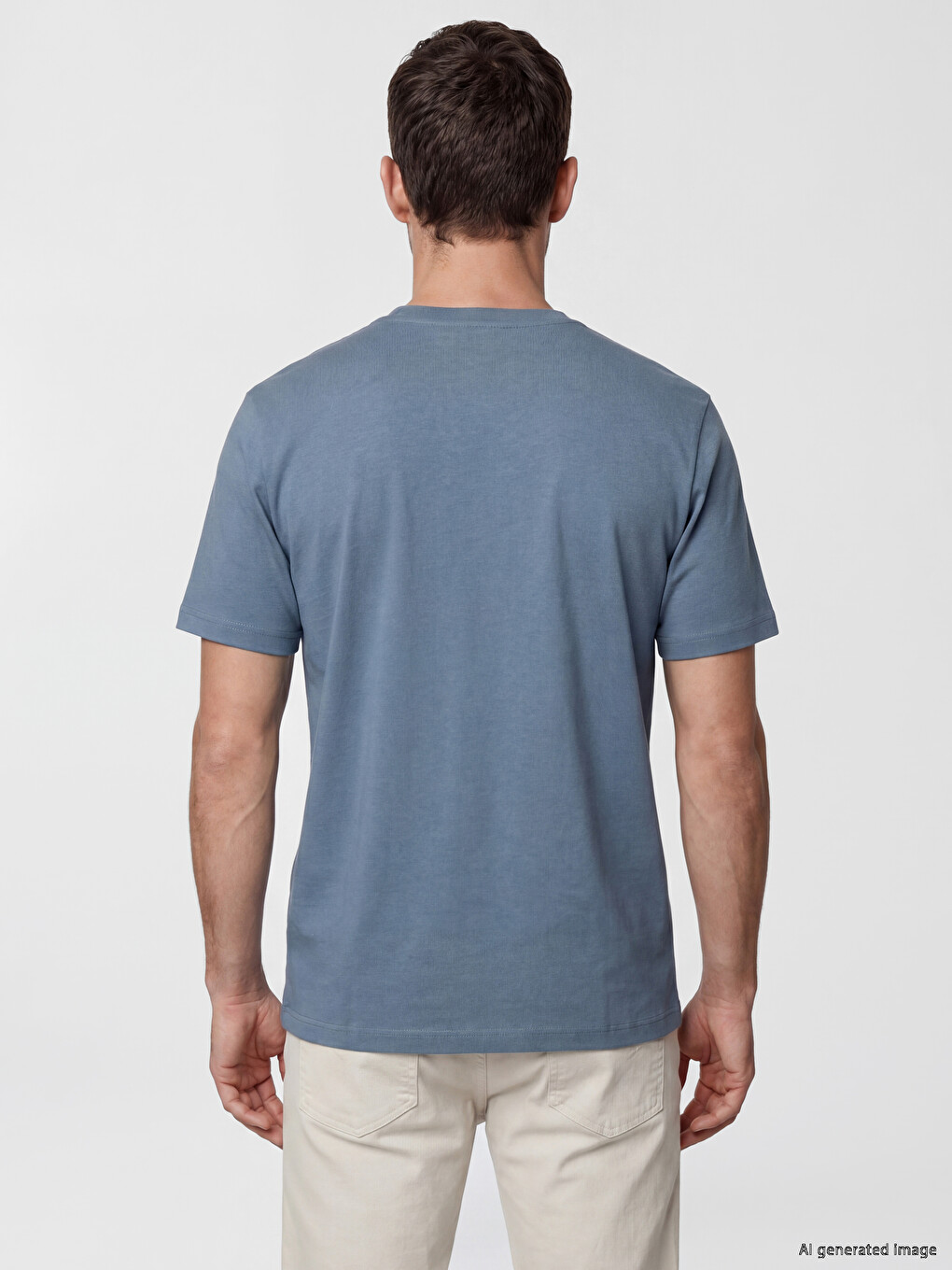 Crew Neck Printed Men's T-Shirt-3