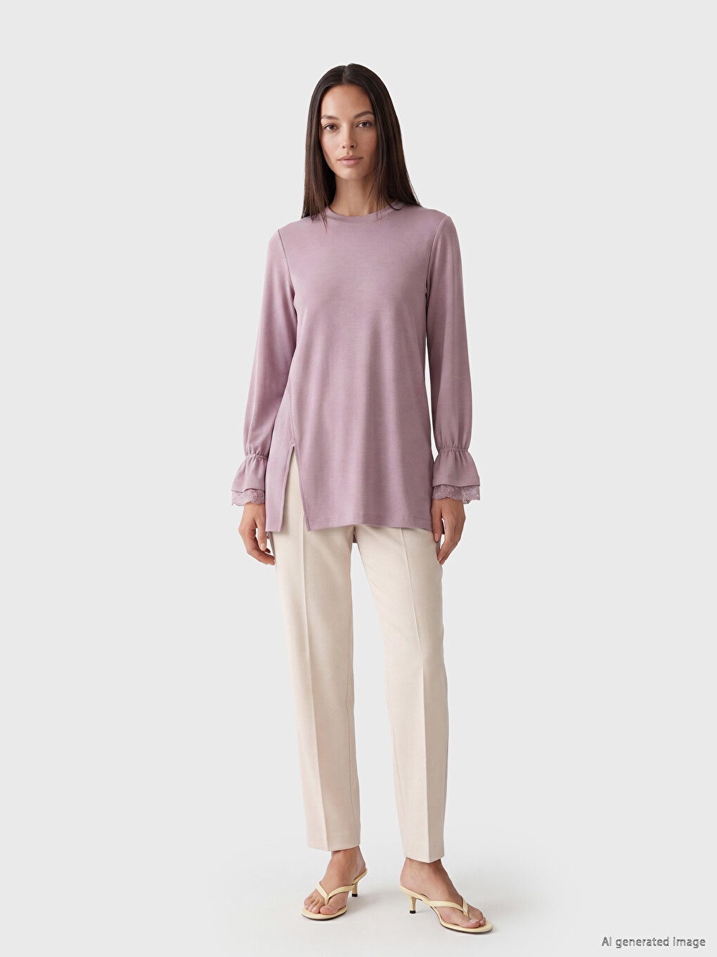 Soft Touch Women's Sweatshirt Tunic-1