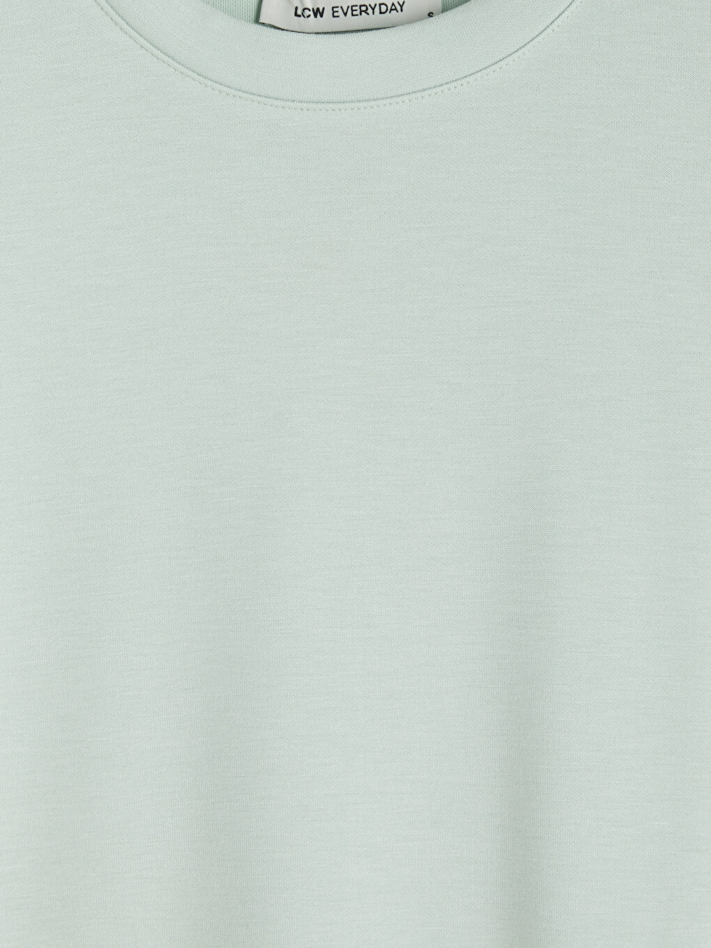 Yeşil Soft Touch Oversize Kadın Sweatshirt Tunik-1