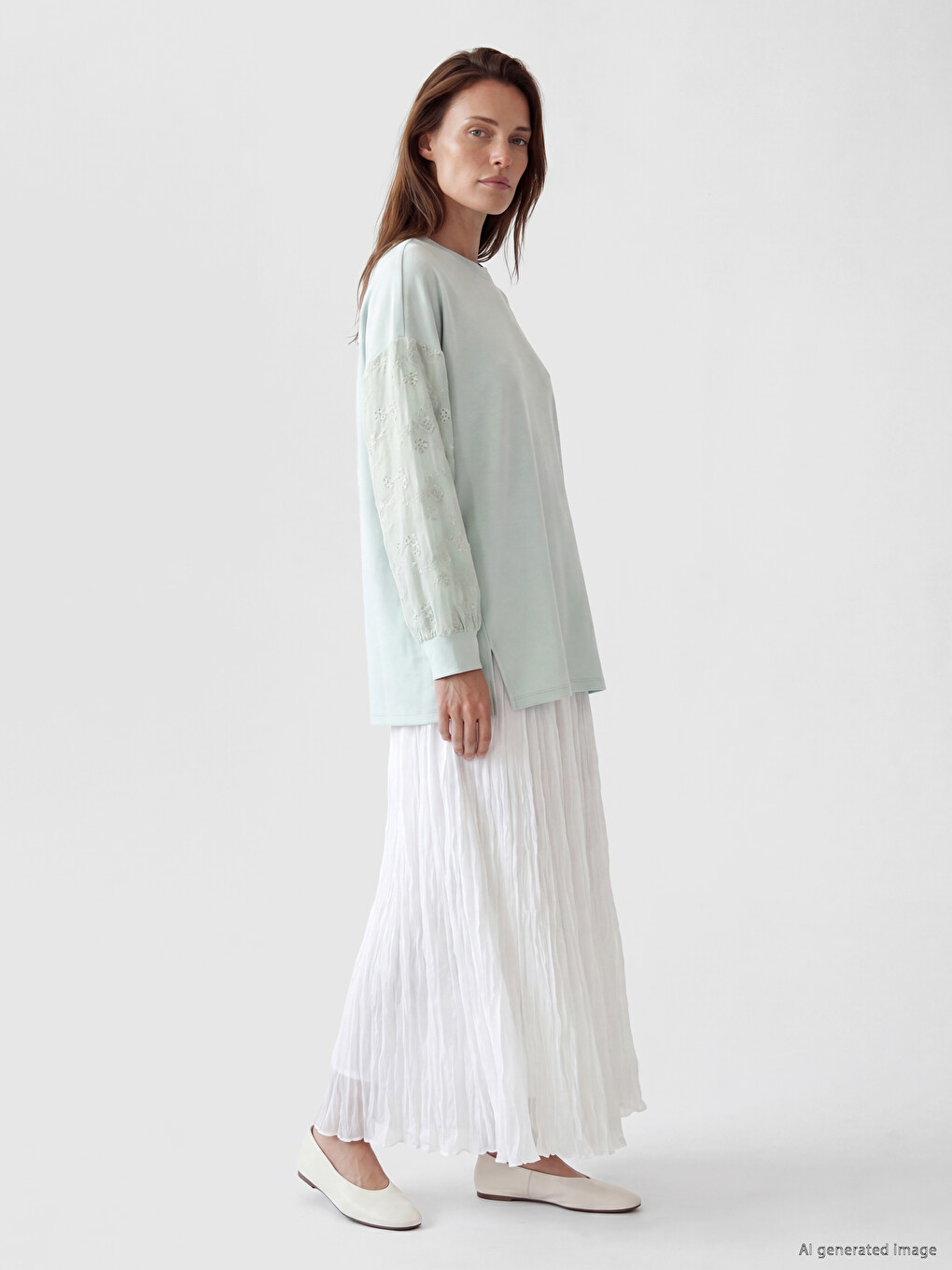 Soft Touch Oversize Women's Sweatshirt Tunic-1