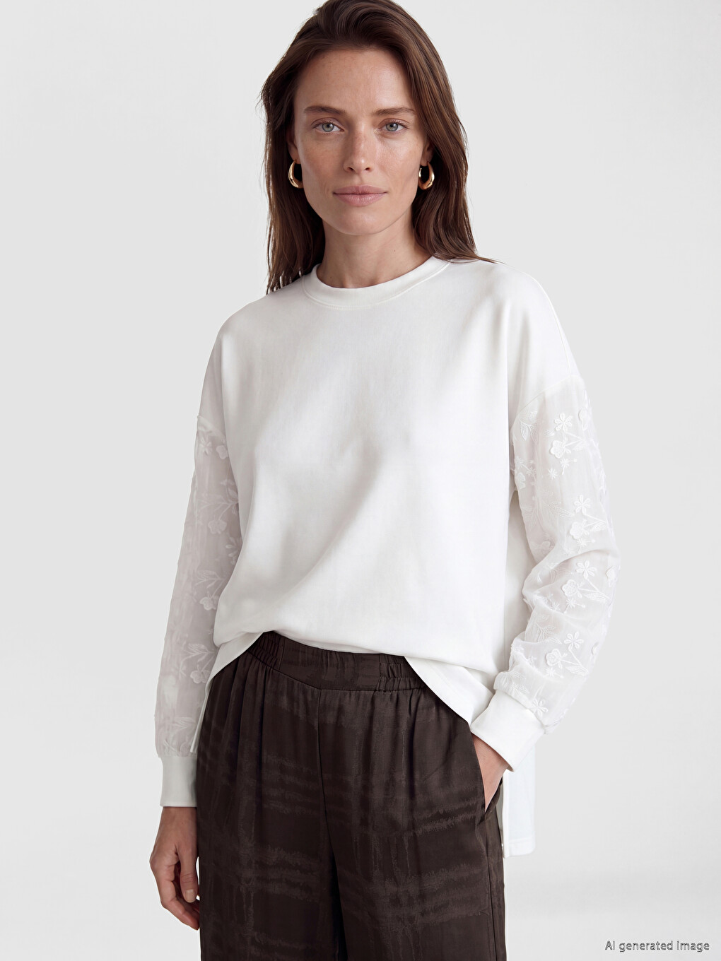 Soft Touch Oversize ქალის სპორტული ტუნიკა