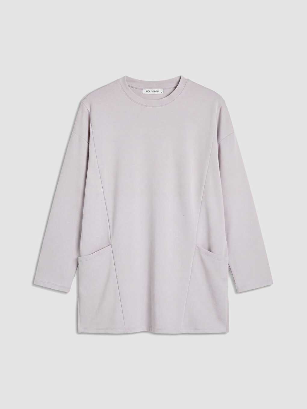 Lila Soft Touch Kadın Sweatshirt Tunik