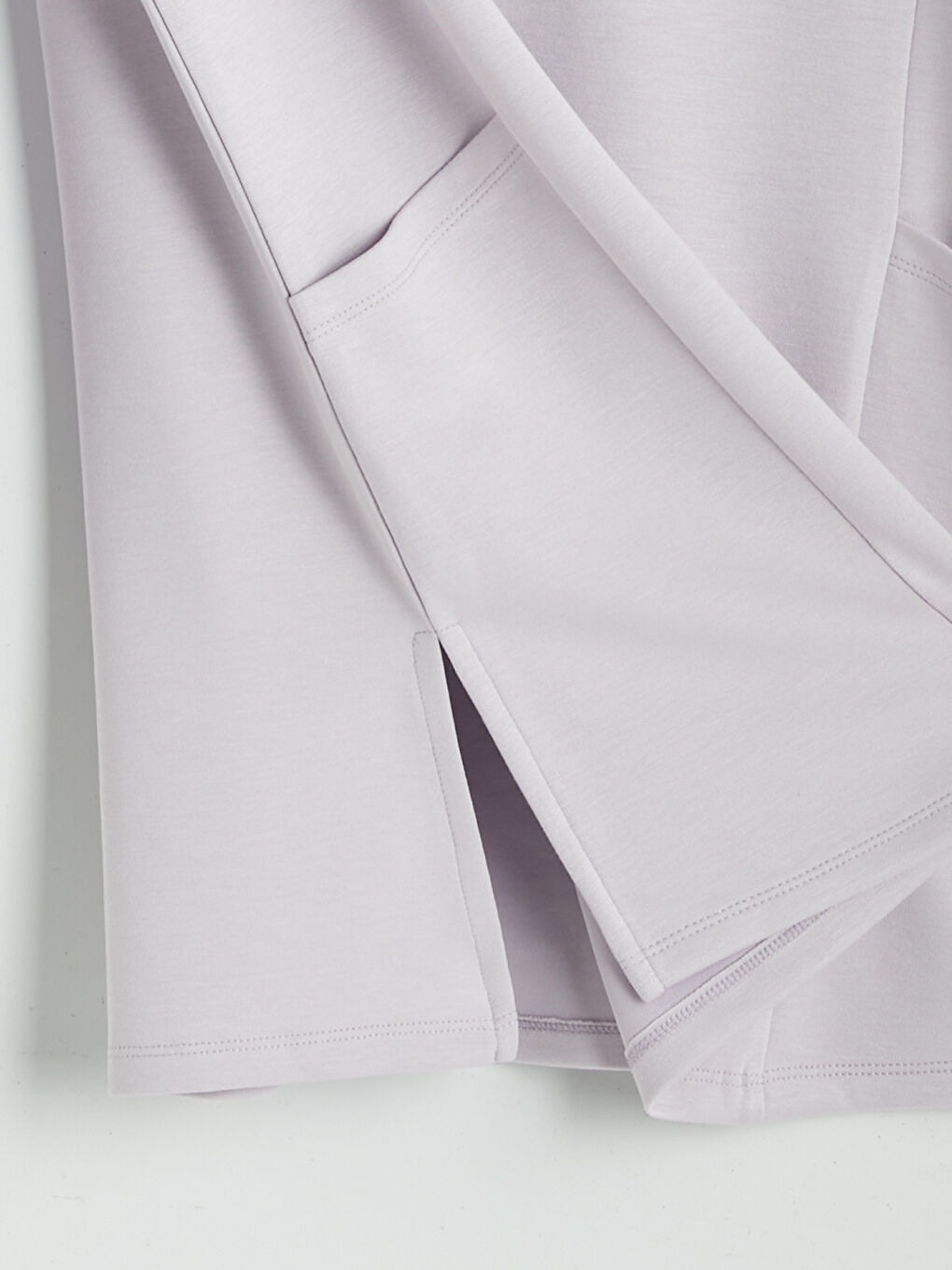 Lila Soft Touch Kadın Sweatshirt Tunik-1