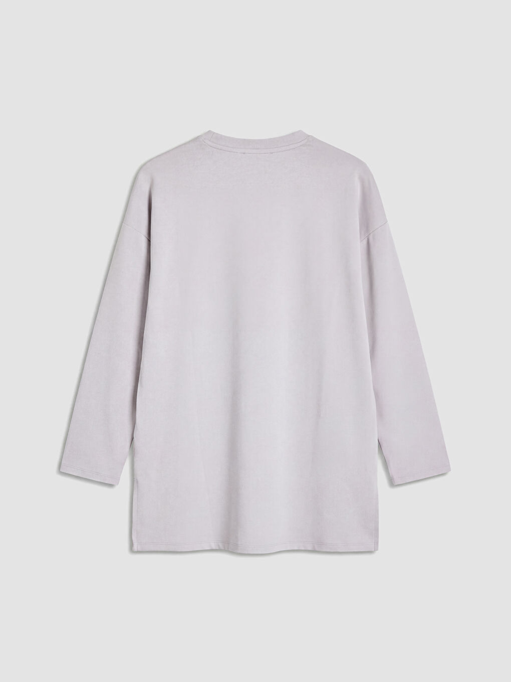 Lila Soft Touch Kadın Sweatshirt Tunik-3
