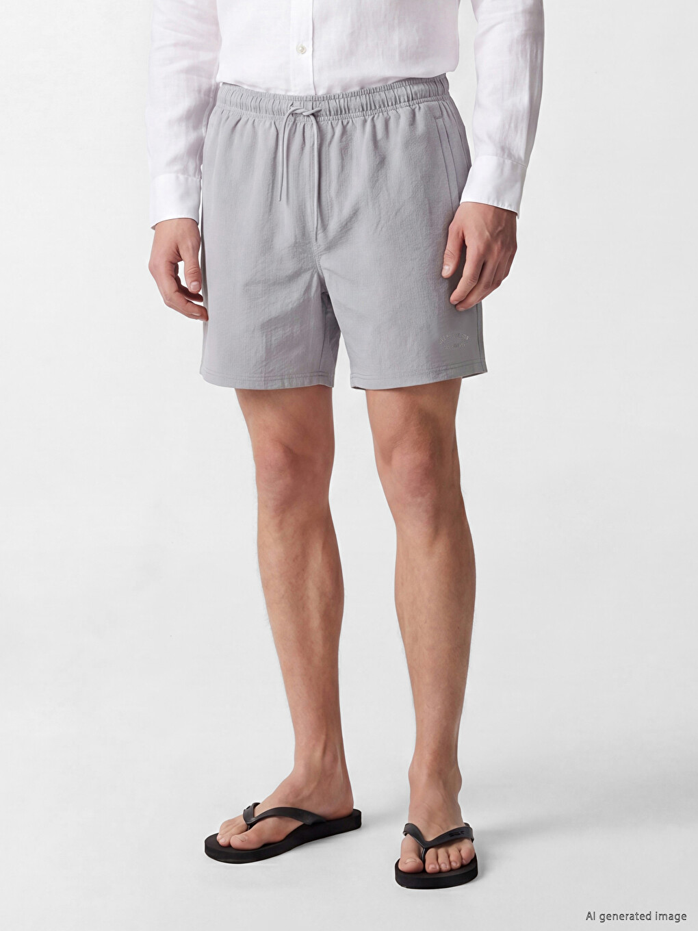 Short Los Angeles Printed Men's Swimming Shorts-1