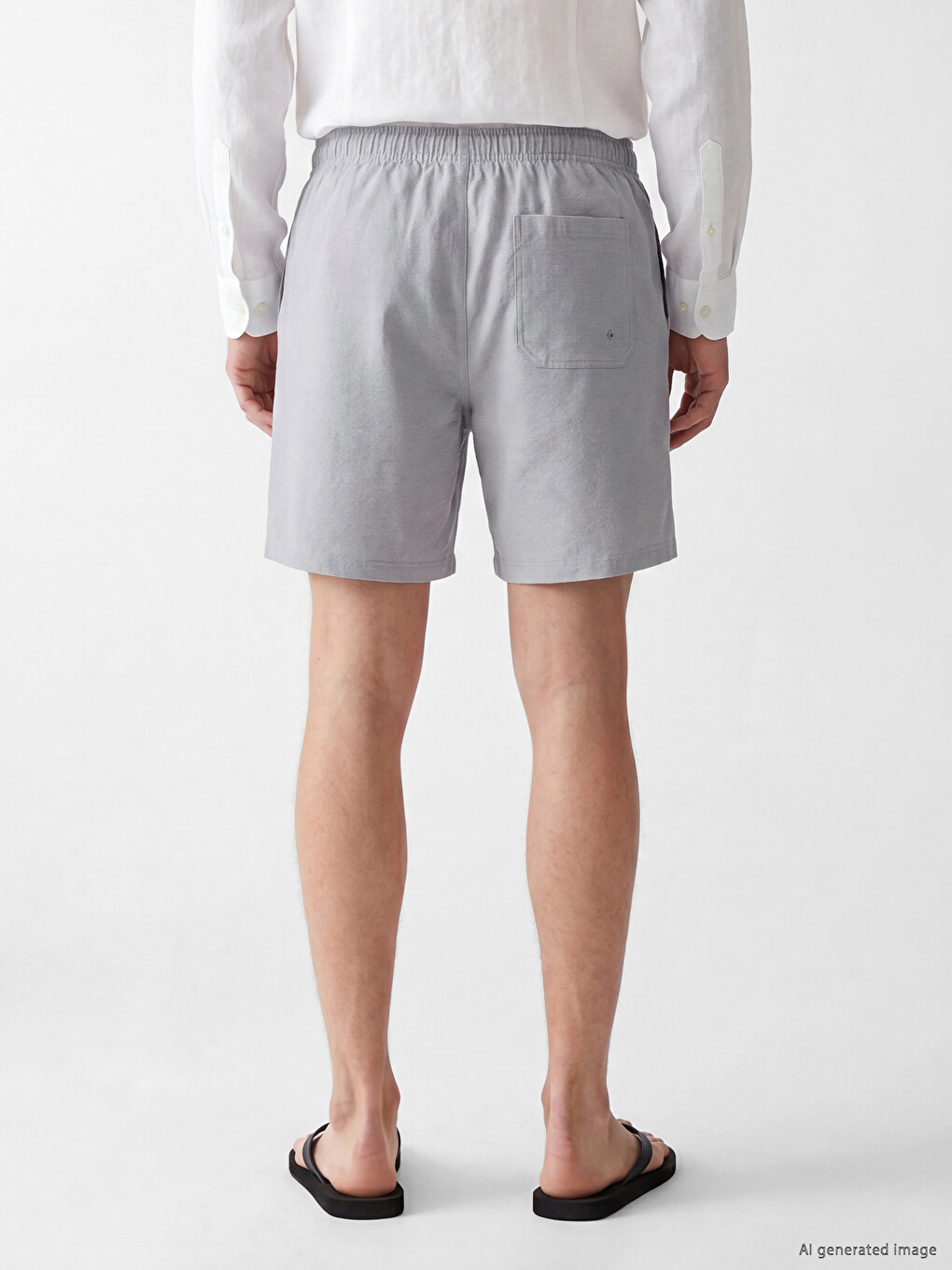 Short Los Angeles Printed Men's Swimming Shorts-3